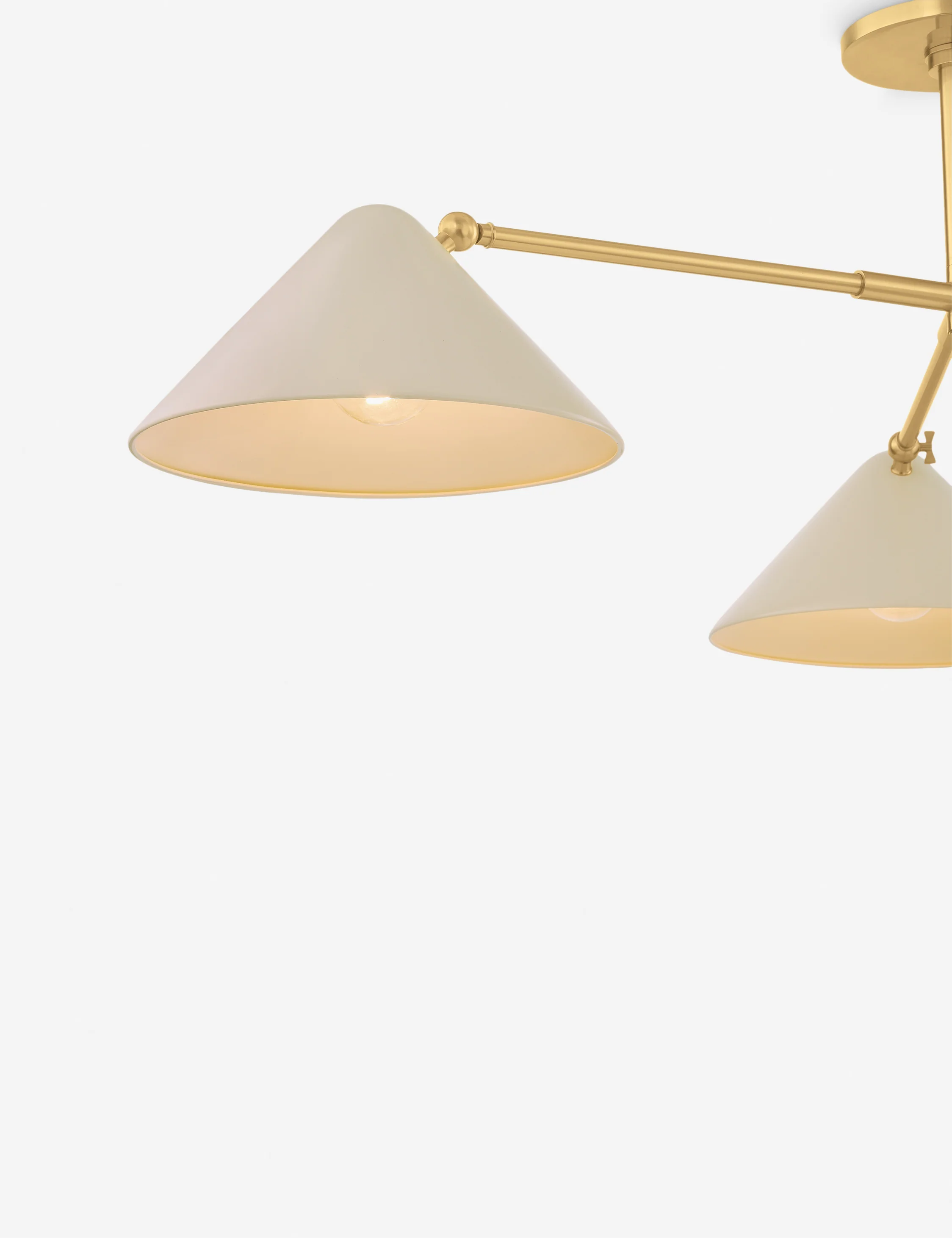 Citrine Semi-Flush Mount Light - Image 4