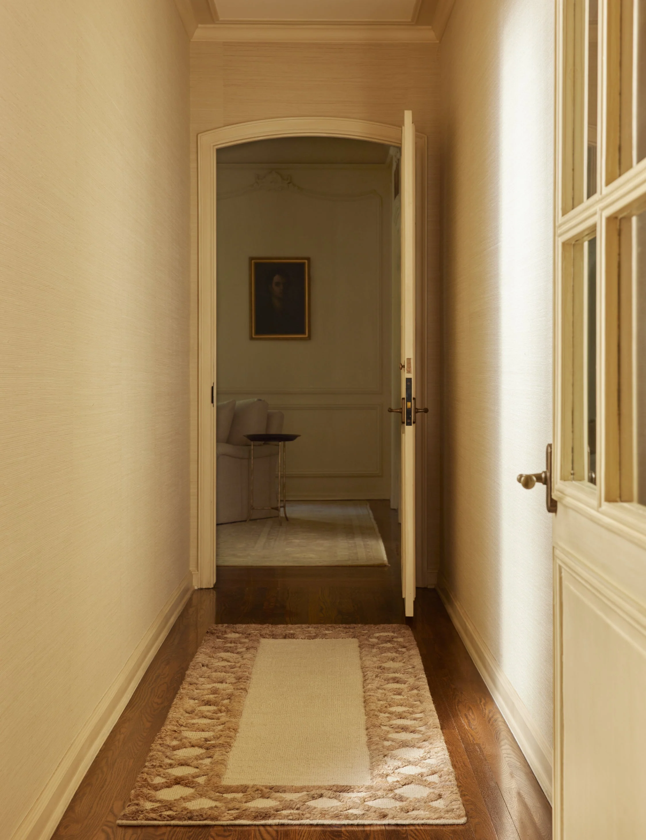 Clairmont Hand-Woven Jute Rug Swatch by Jake Arnold, Natural and Ivory - Image 5
