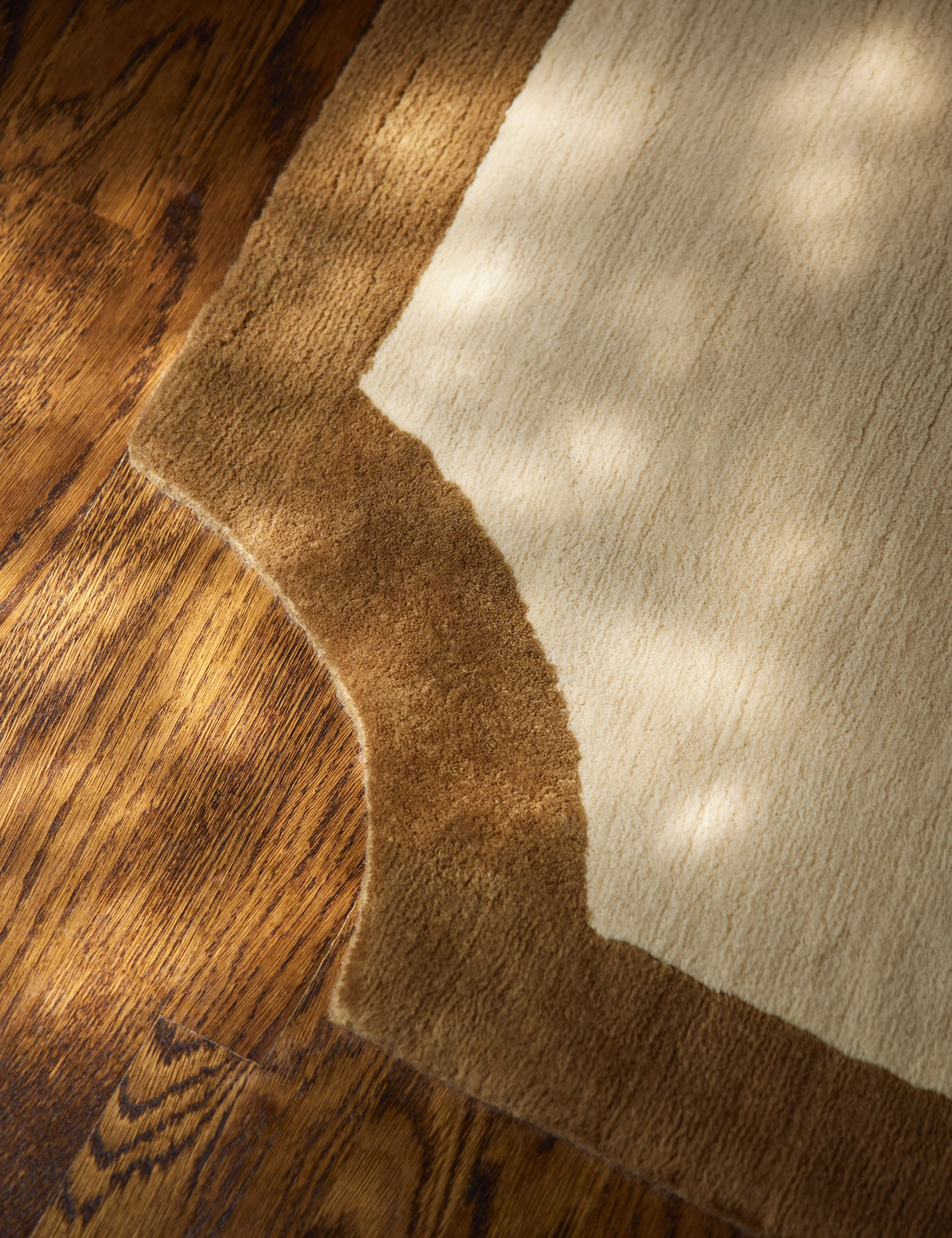 Clapham Handloom Wool Rug Swatch by Jake Arnold, Ivory - Image 2