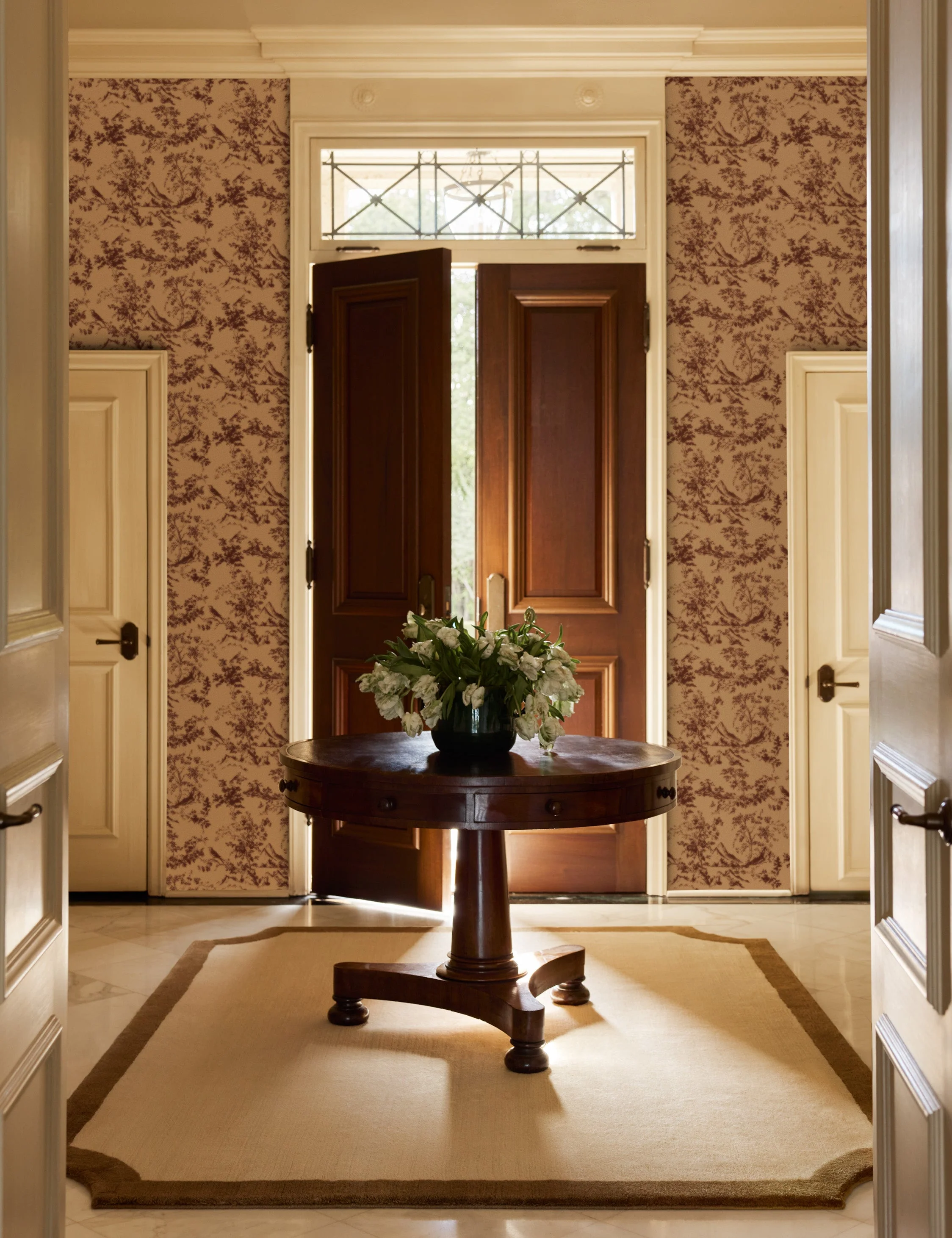 Clapham Handloom Wool Rug Swatch by Jake Arnold, Ivory - Image 5