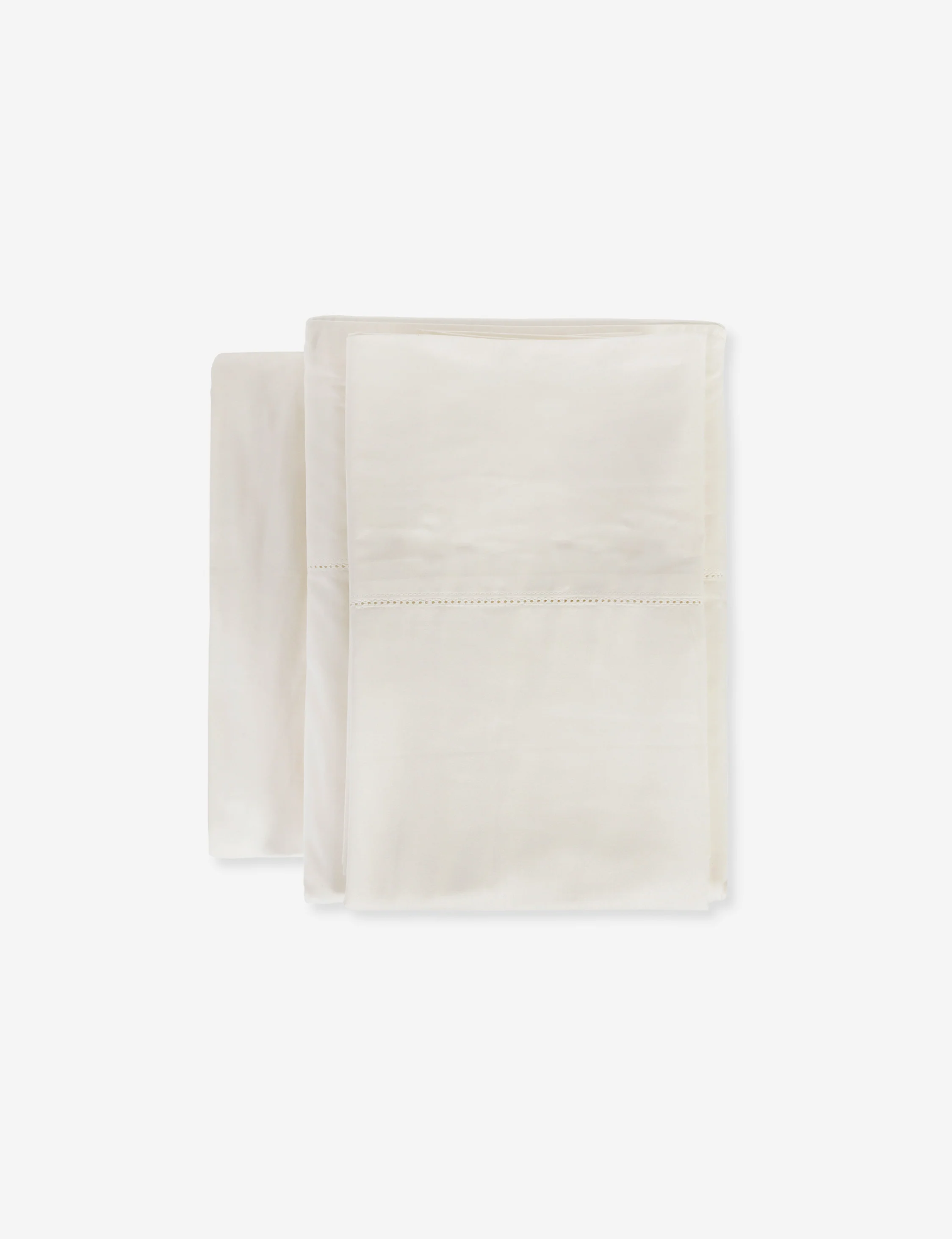 Classico Hemstitch Cotton Sateen Sheet Set by Pom Pom at Home - Image 2