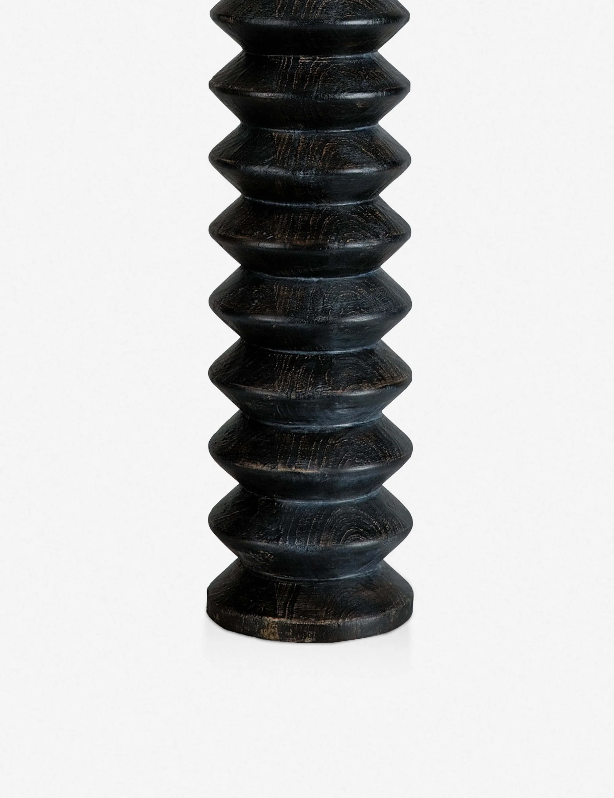 Accordion Table Lamp by Regina Andrews, Ebony - Image 2