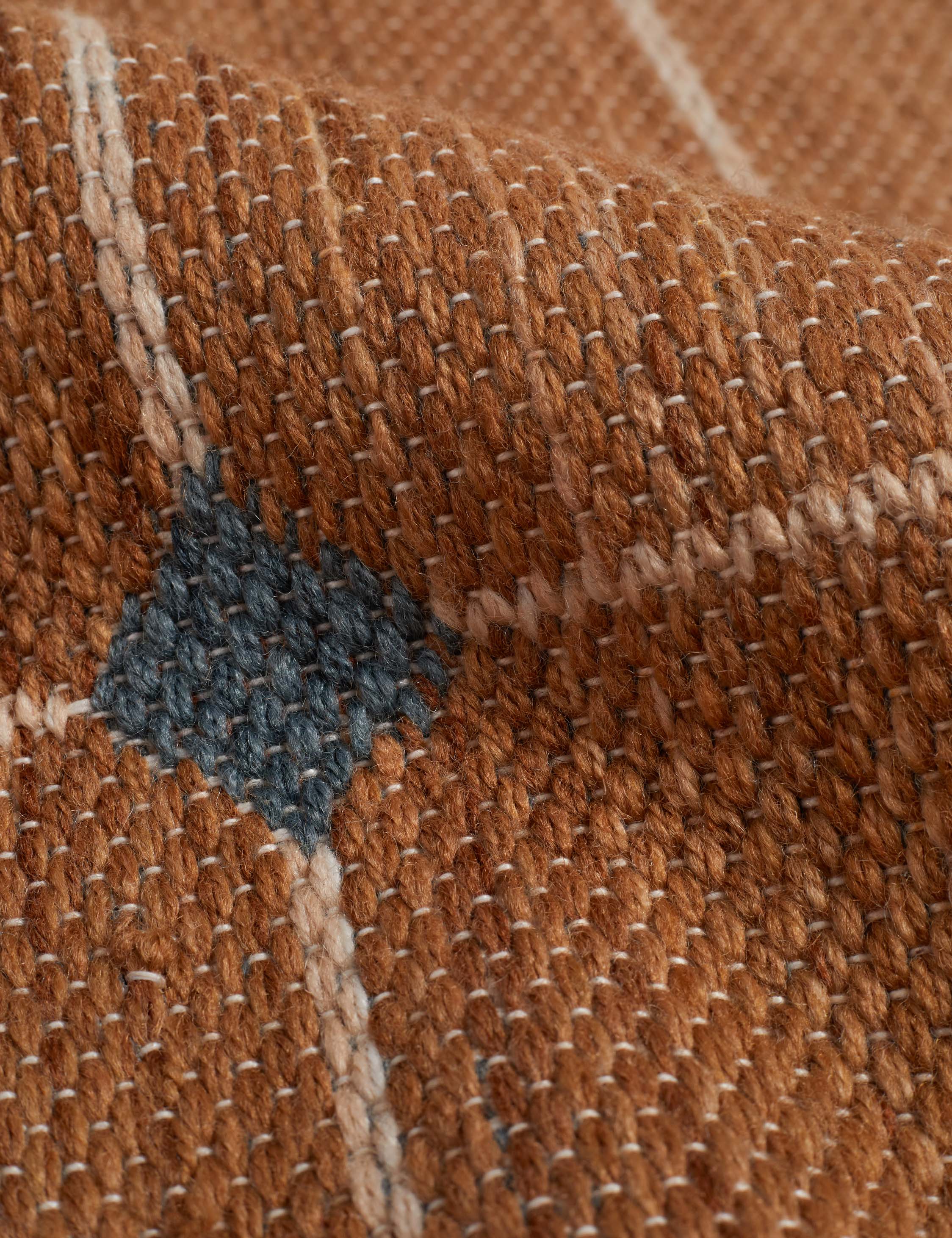Crawford Indoor / Outdoor Rug Swatch, Cobalt - Image 2