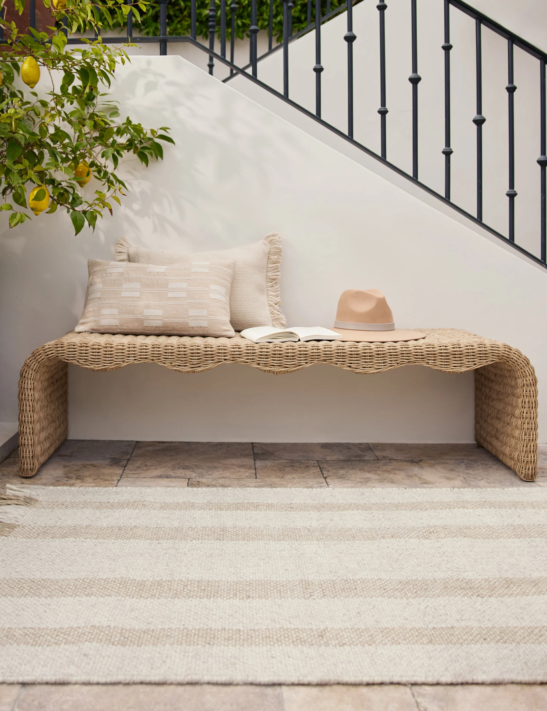Croze Handwoven Indoor/Outdoor Rug Swatch - Image 4