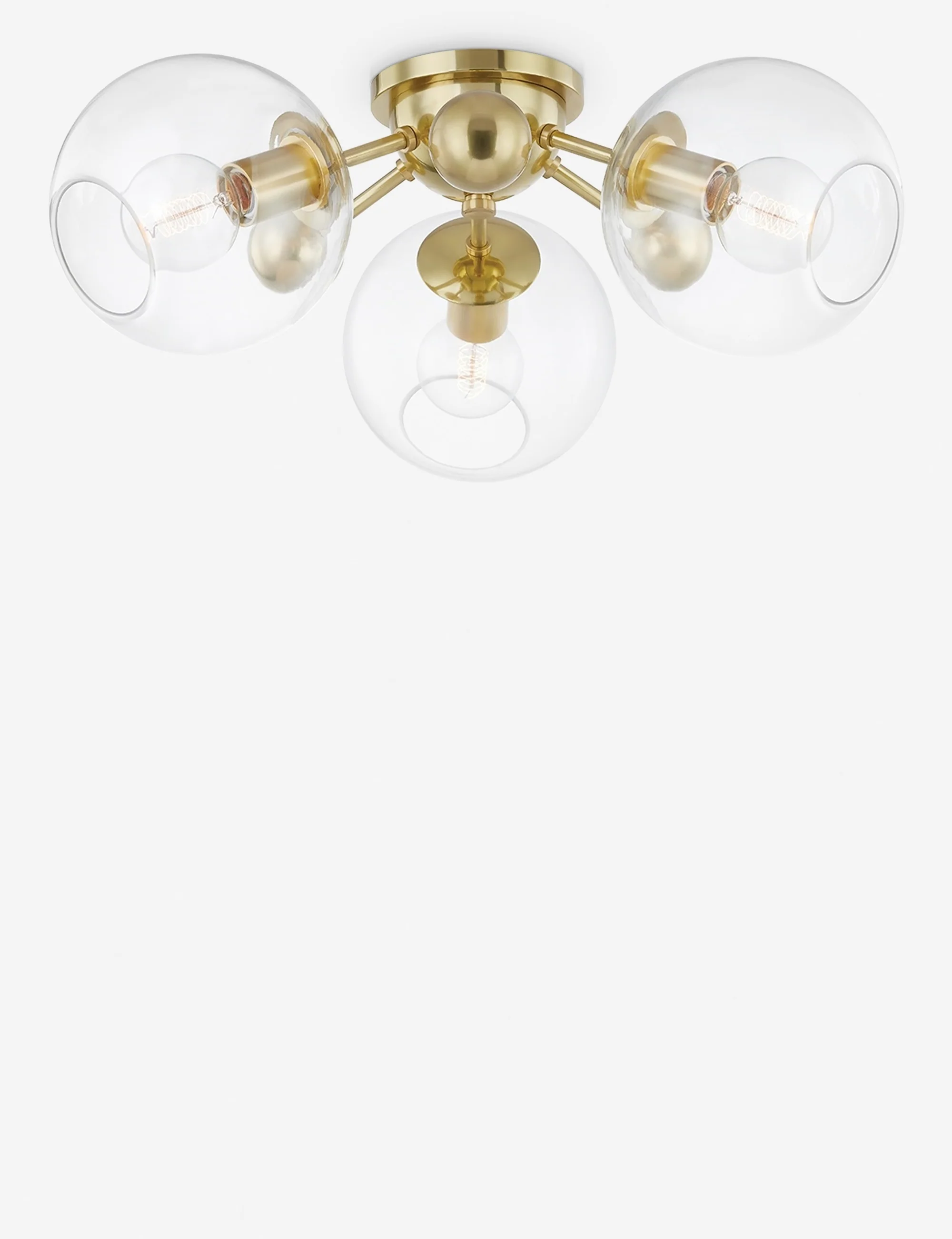 Crystal Semi-Flush Mount Light - Image 3