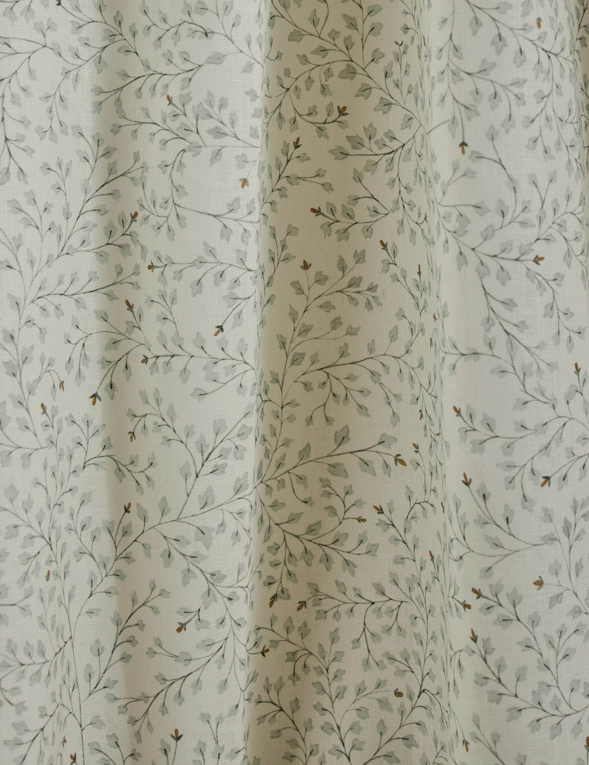 Dainty Leaves Linen Curtain Panel by Rylee + Cru - Image 4