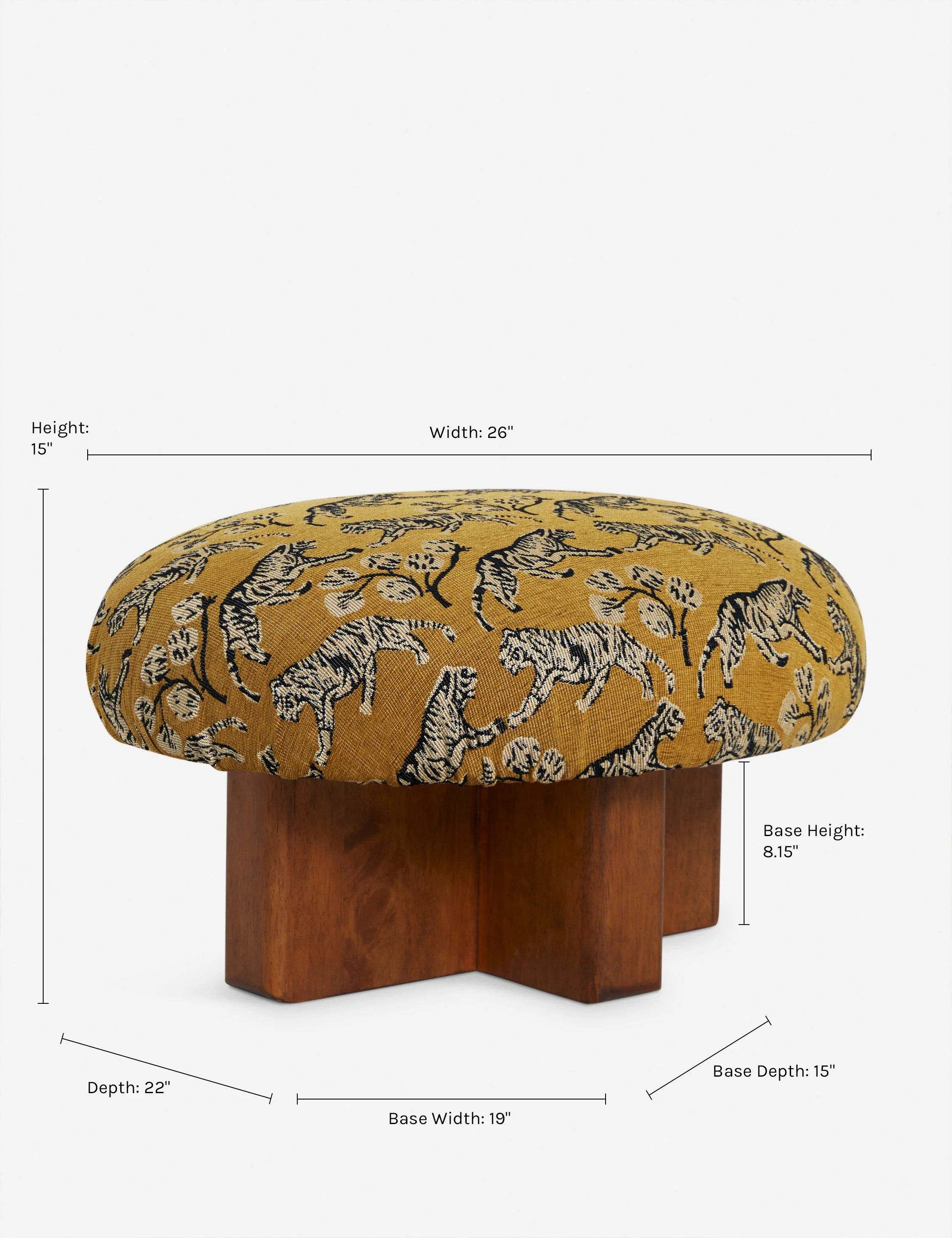 Dashell Ottoman by Sarah Sherman Samuel - Image 8