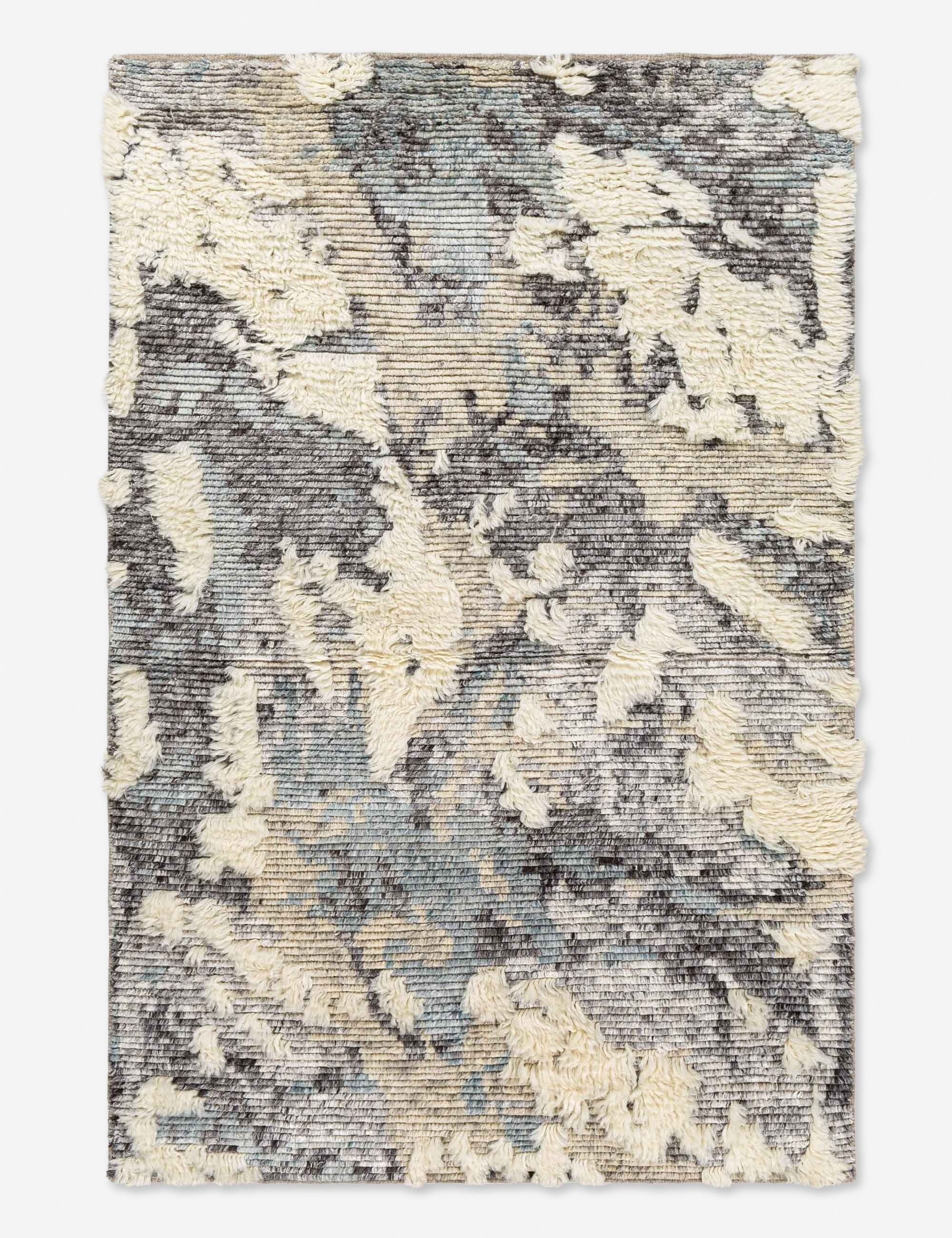 Dasia Hand-Knotted Wool Moroccan Shag Rug - Image 4