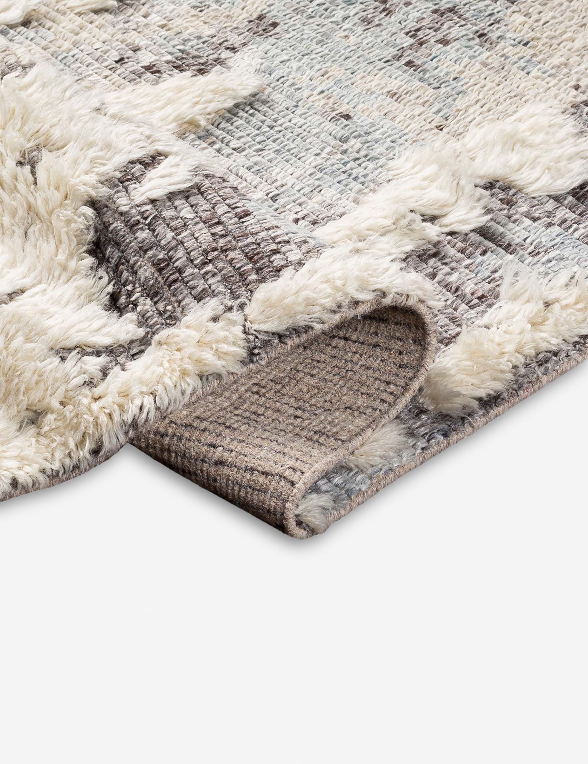 Dasia Hand-Knotted Wool Moroccan Shag Rug - Image 6
