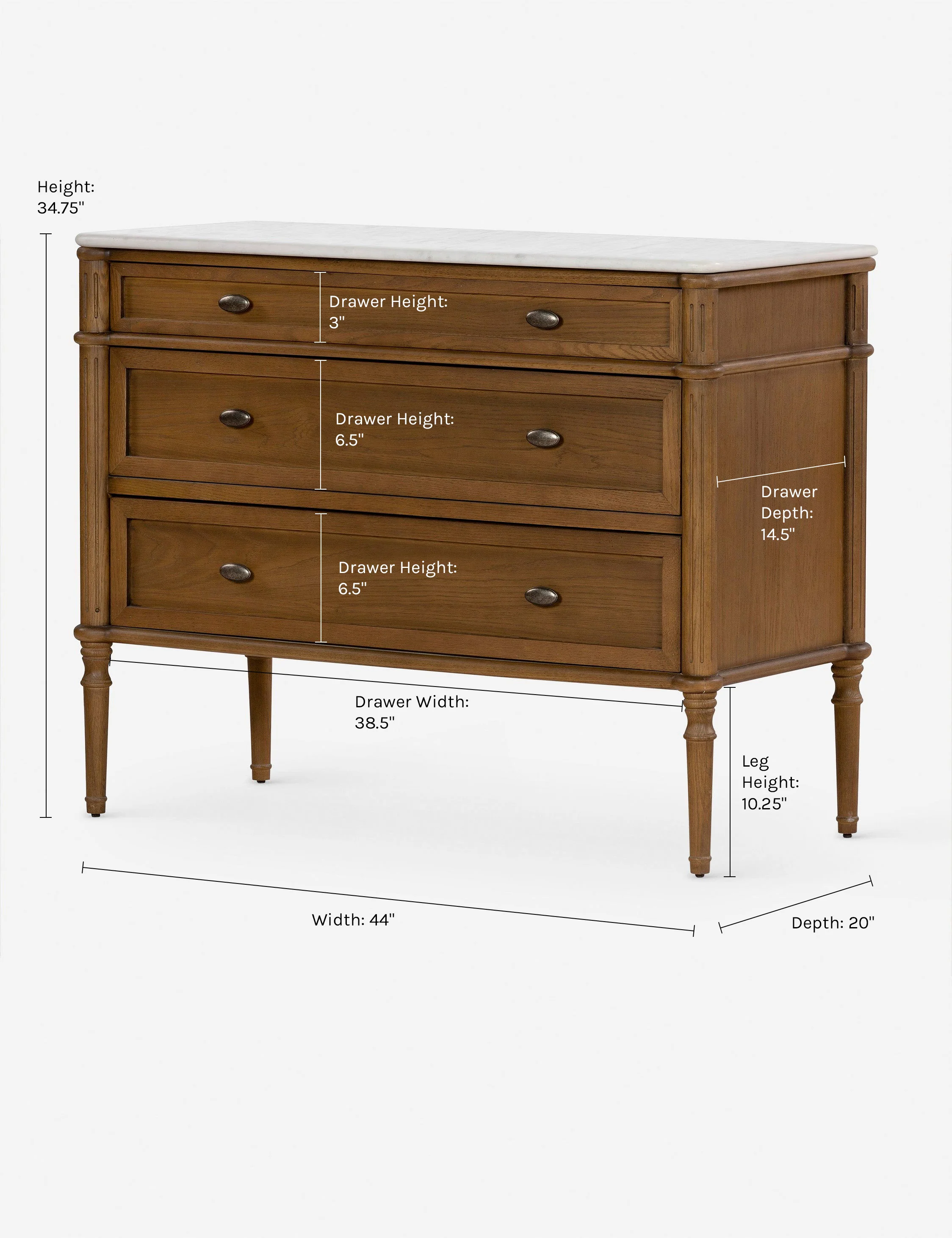 Delancey 3-Drawer Dresser - Image 32