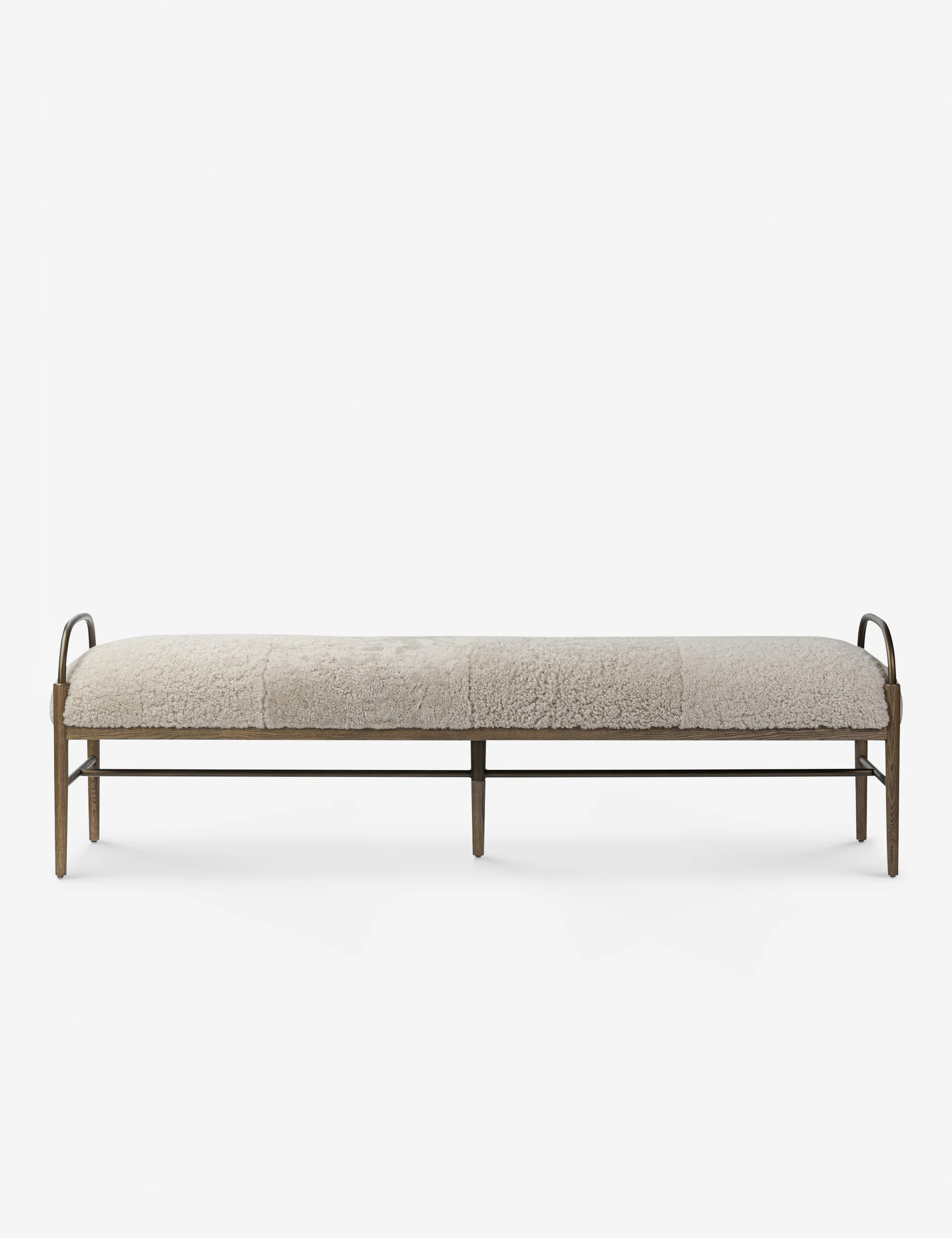 Demi Bench by Amber Lewis x Four Hands - Image 2