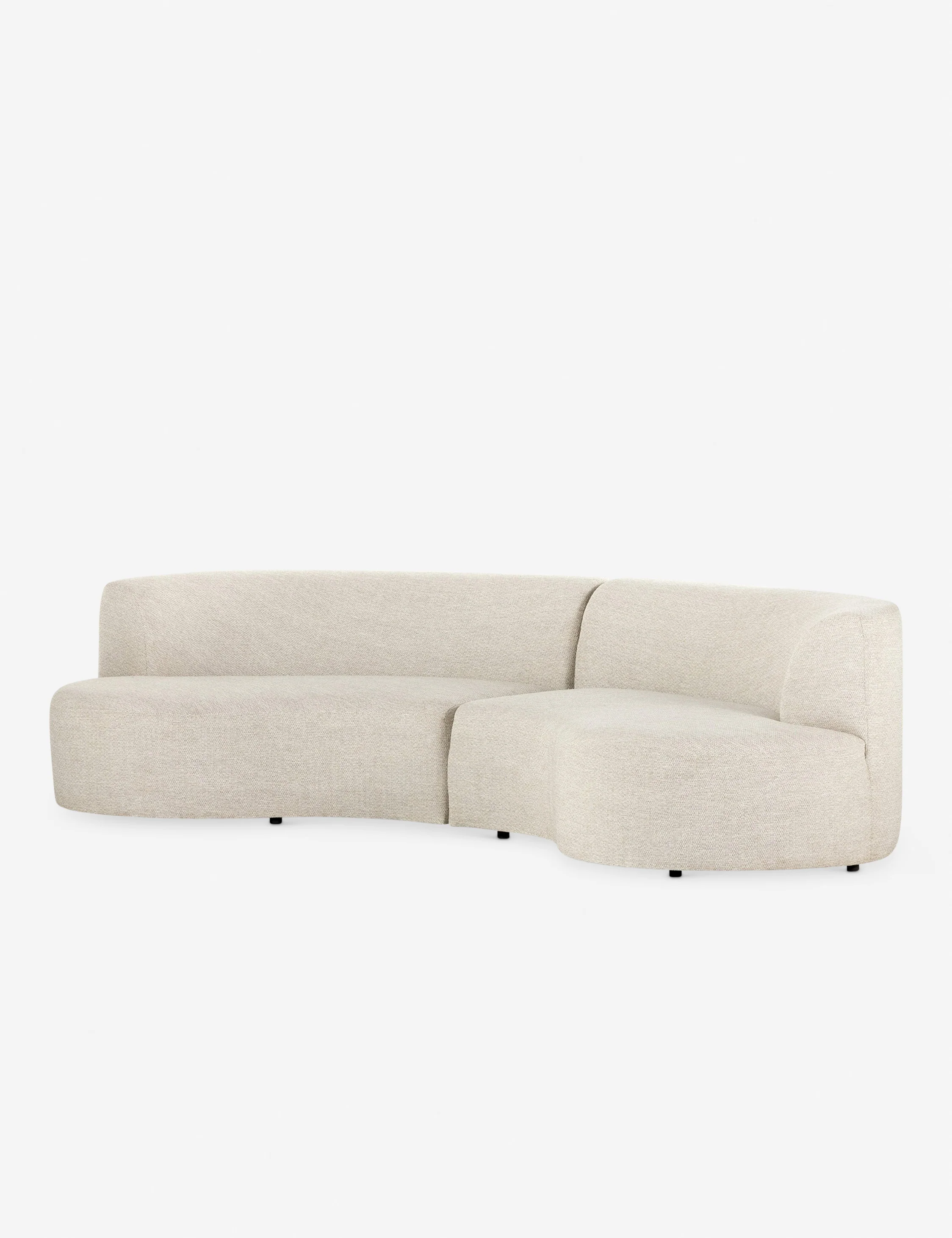 Diaz Indoor / Outdoor Curved Sectional Sofa - Image 2