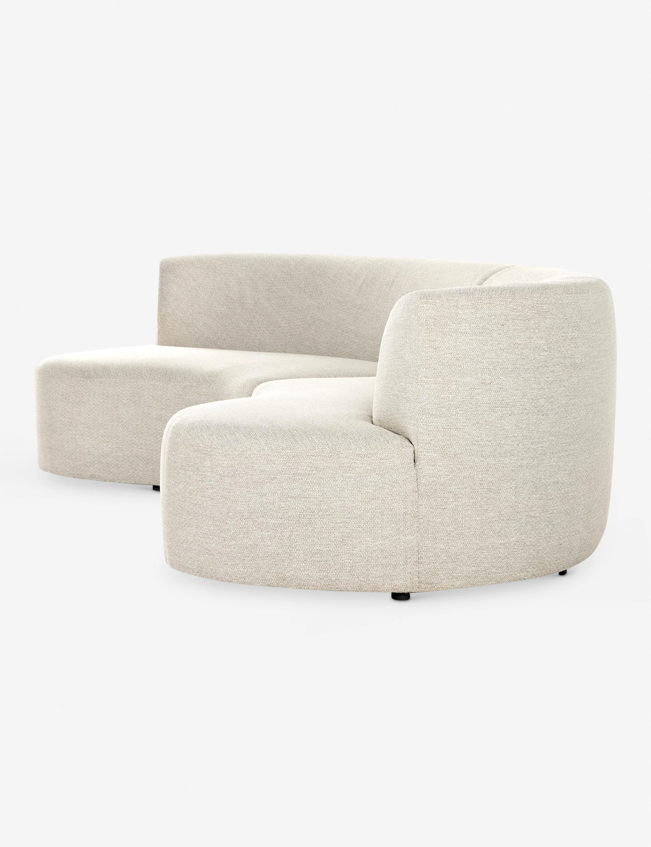 Diaz Indoor / Outdoor Curved Sectional Sofa - Image 3