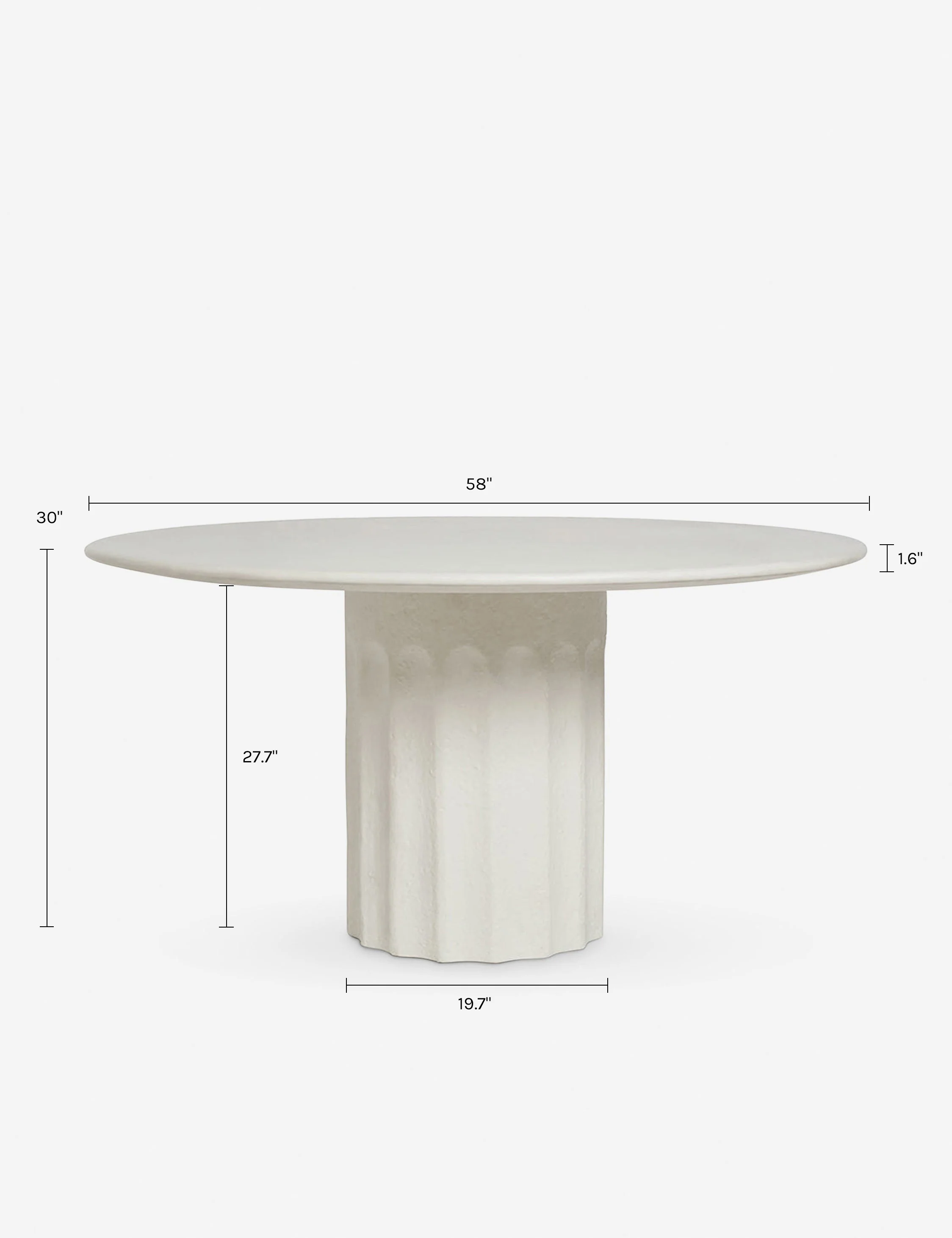 Doric Dining Table by Sarah Sherman Samuel - Image 8