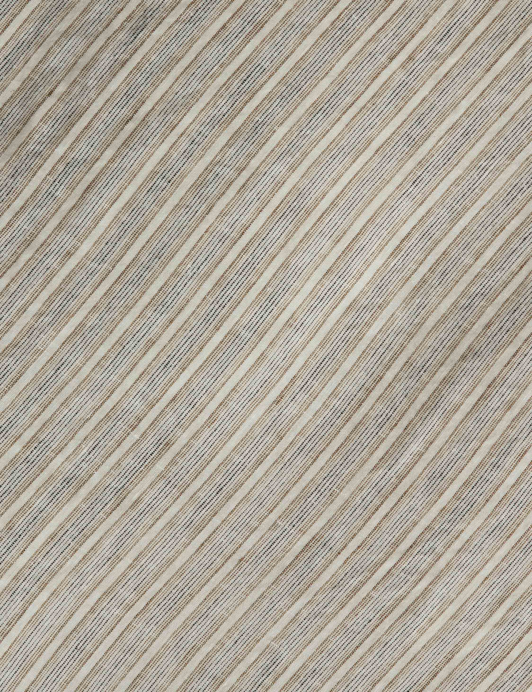 Eadlin Striped European Flax Linen® Duvet Cover - Image 3
