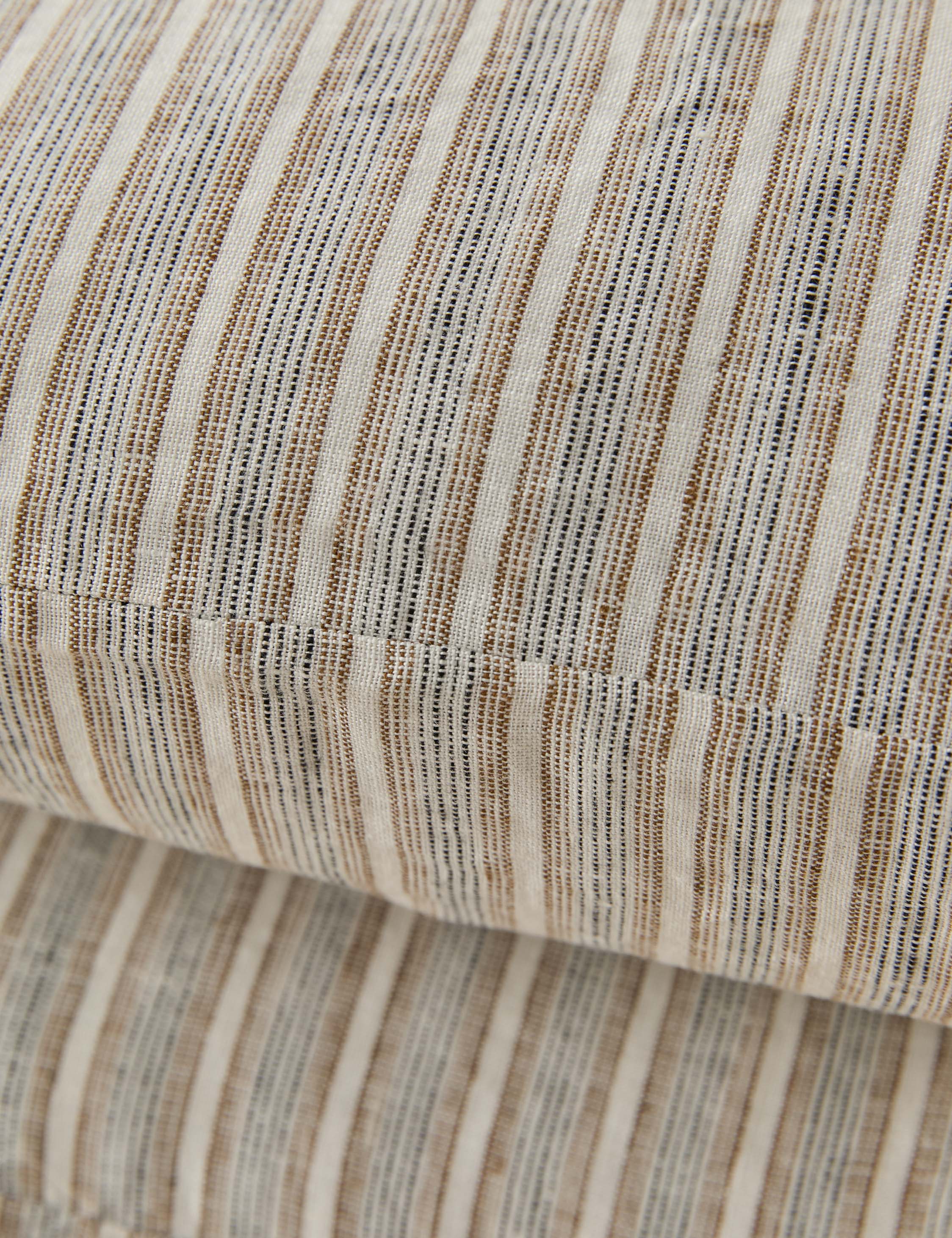 Eadlin Striped European Flax Linen® Pillowcase Set - Image 3