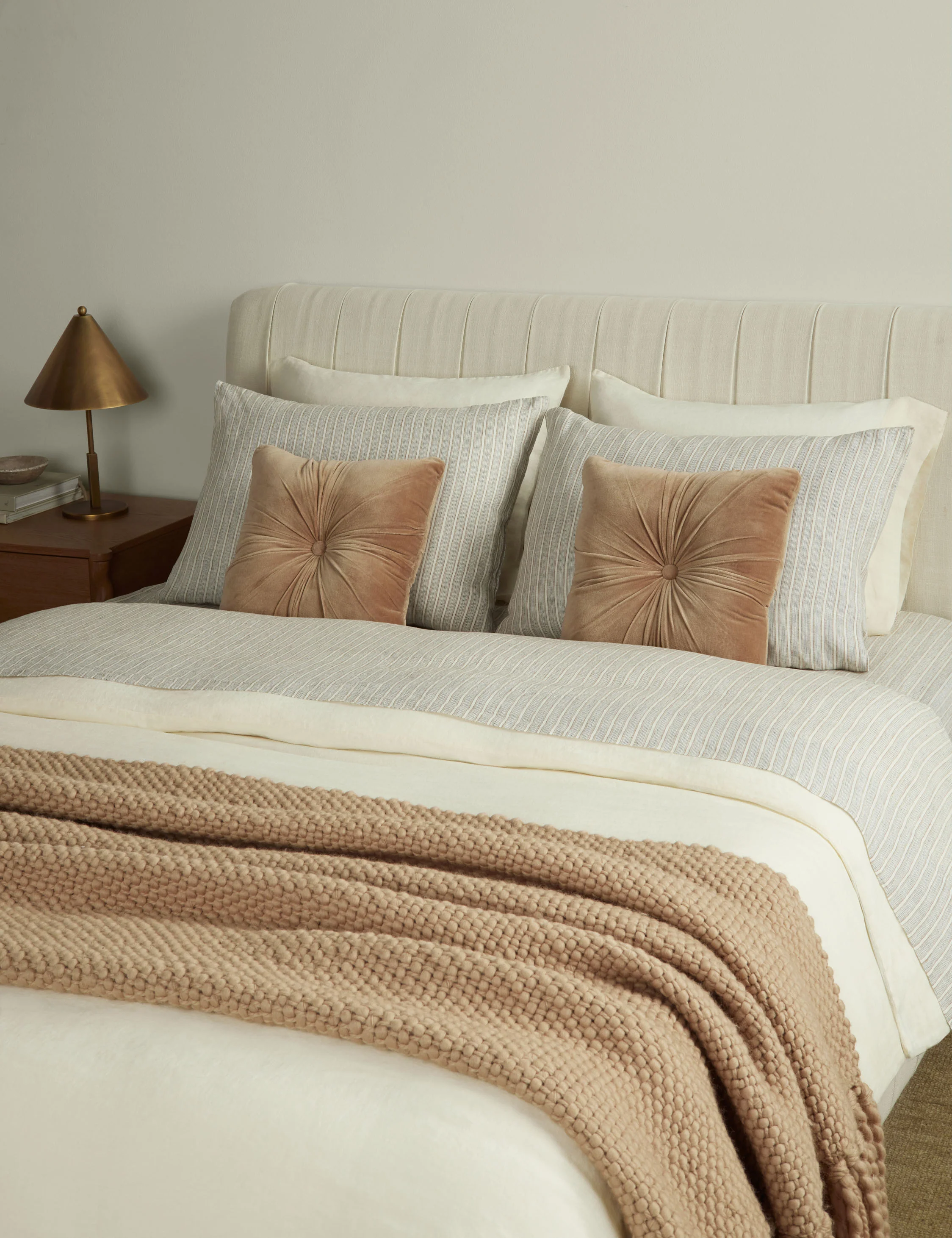 Eadlin Striped European Flax Linen® Pillowcase Set - Image 4