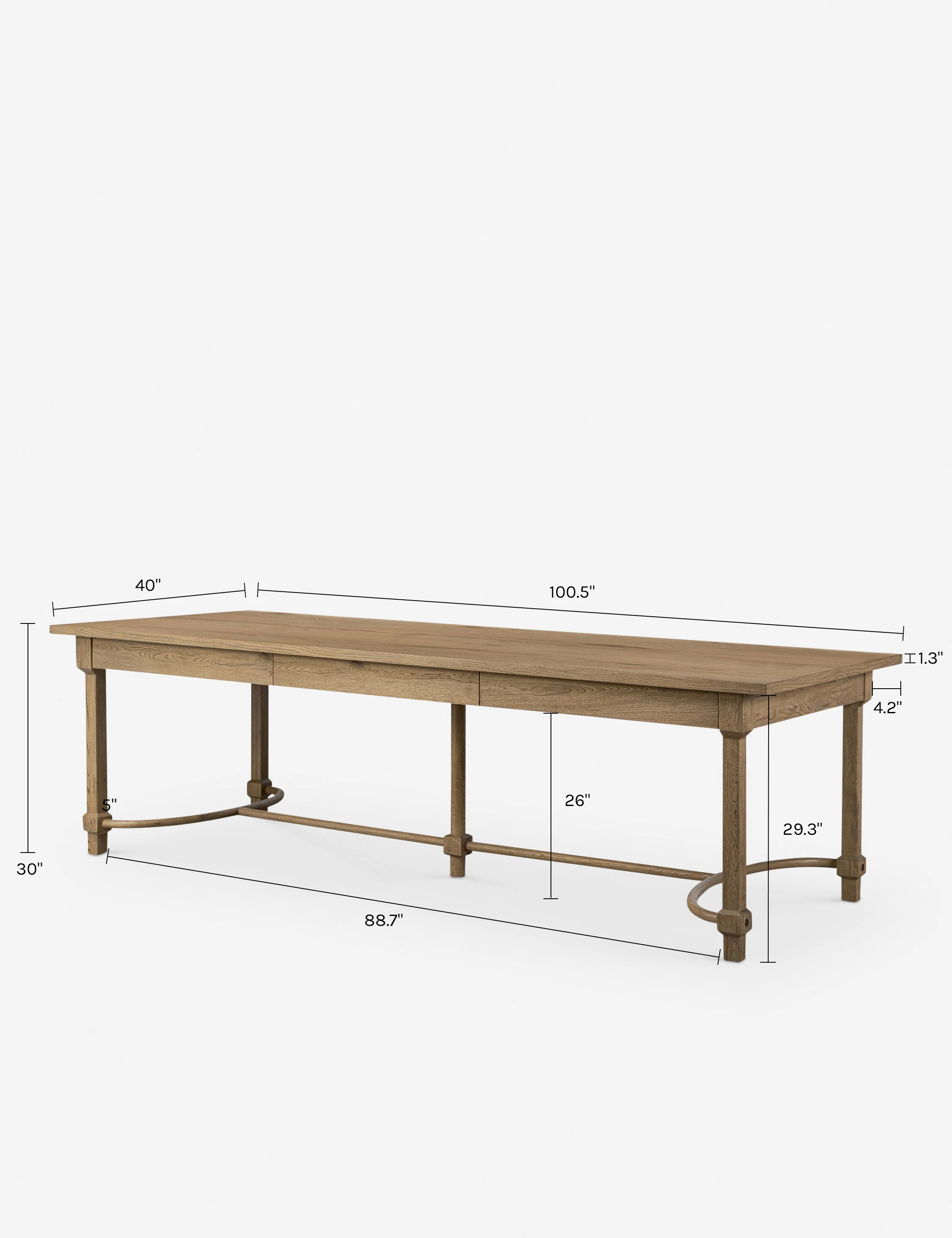 Edison Dining Table by Amber Lewis x Four Hands - Image 10