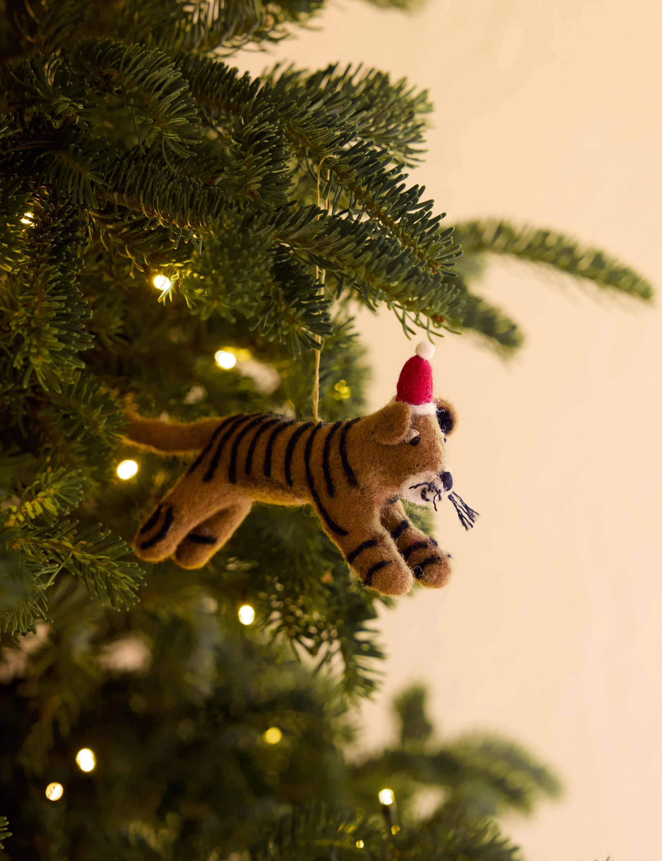 Felt Tiger Trio Ornaments (Set of 3) by Sarah Sherman Samuel - Image 5