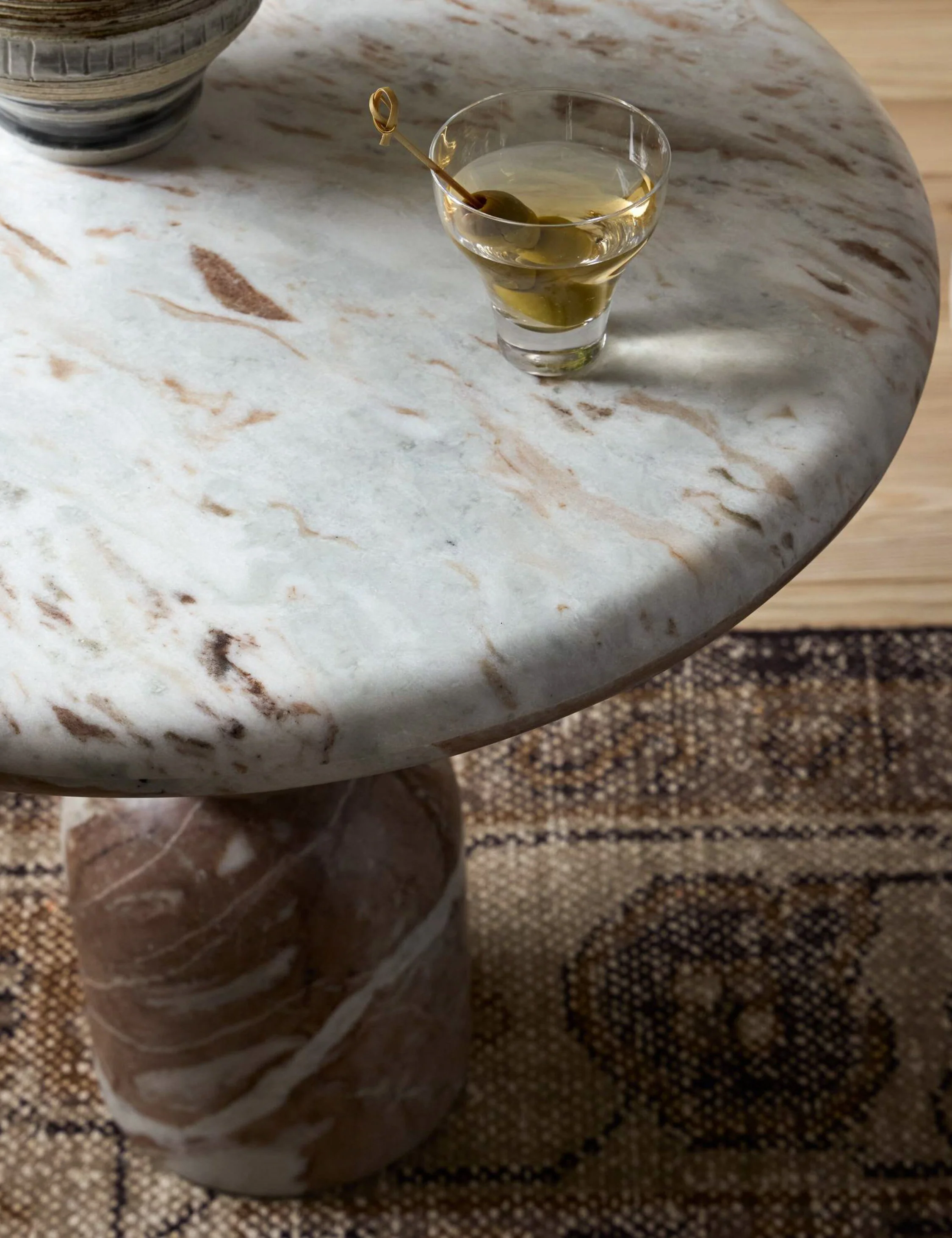 Figueroa Round Side Table by Amber Lewis x Four Hands - Image 9