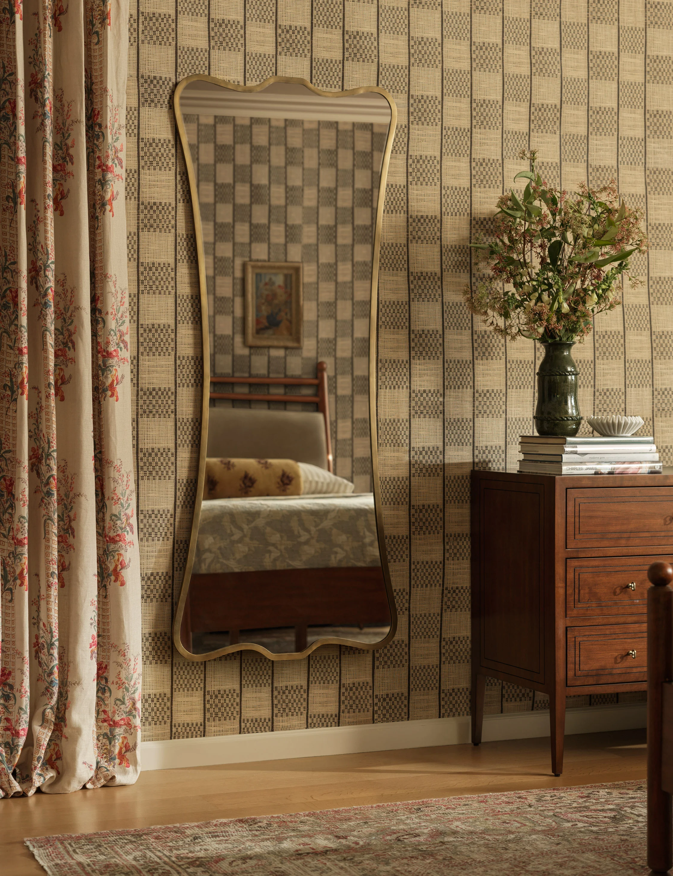 Fillmore Checkered Paperweave Wallpaper by Heidi Caillier - Image 4