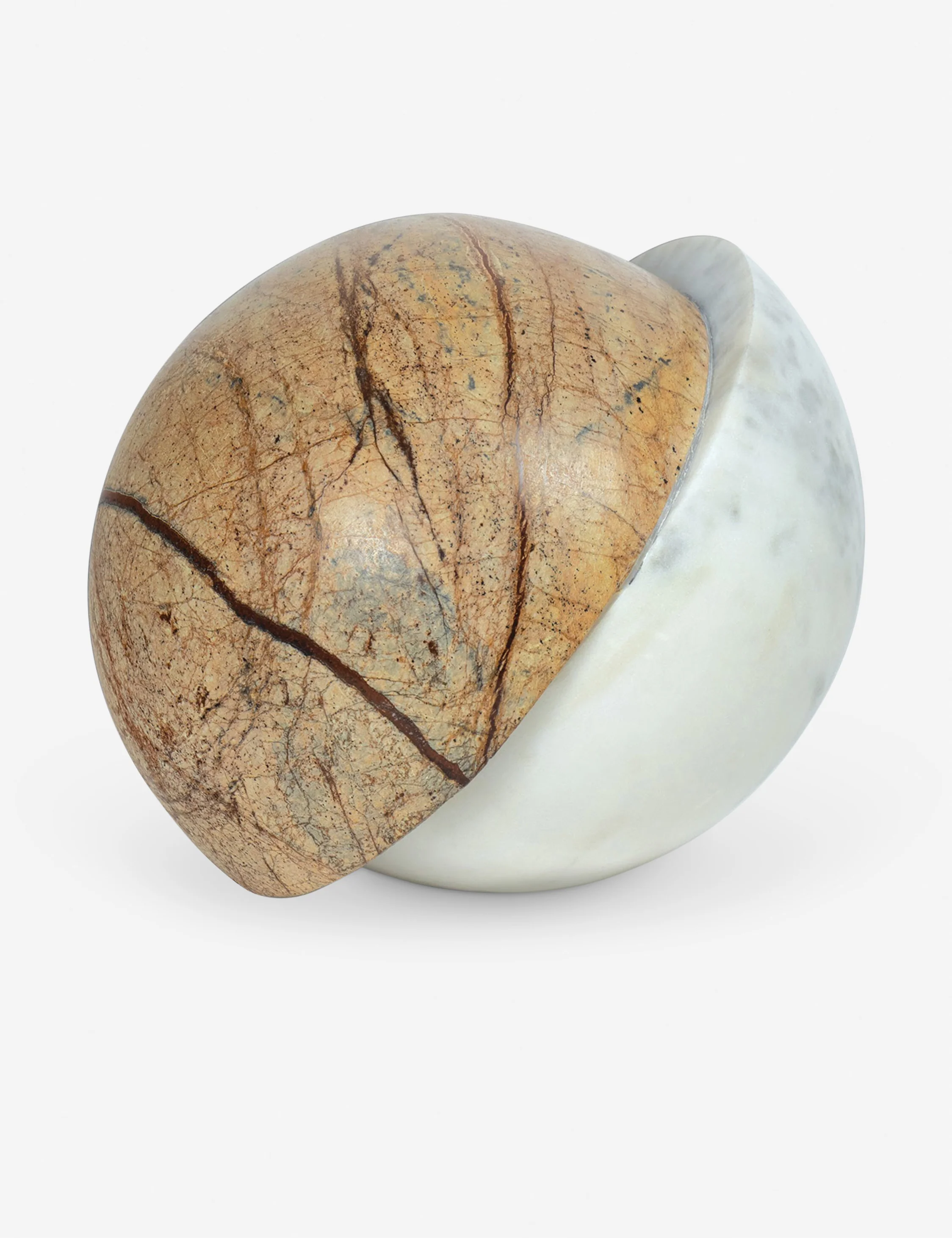 Flint Marble Sphere by Regina Andrew