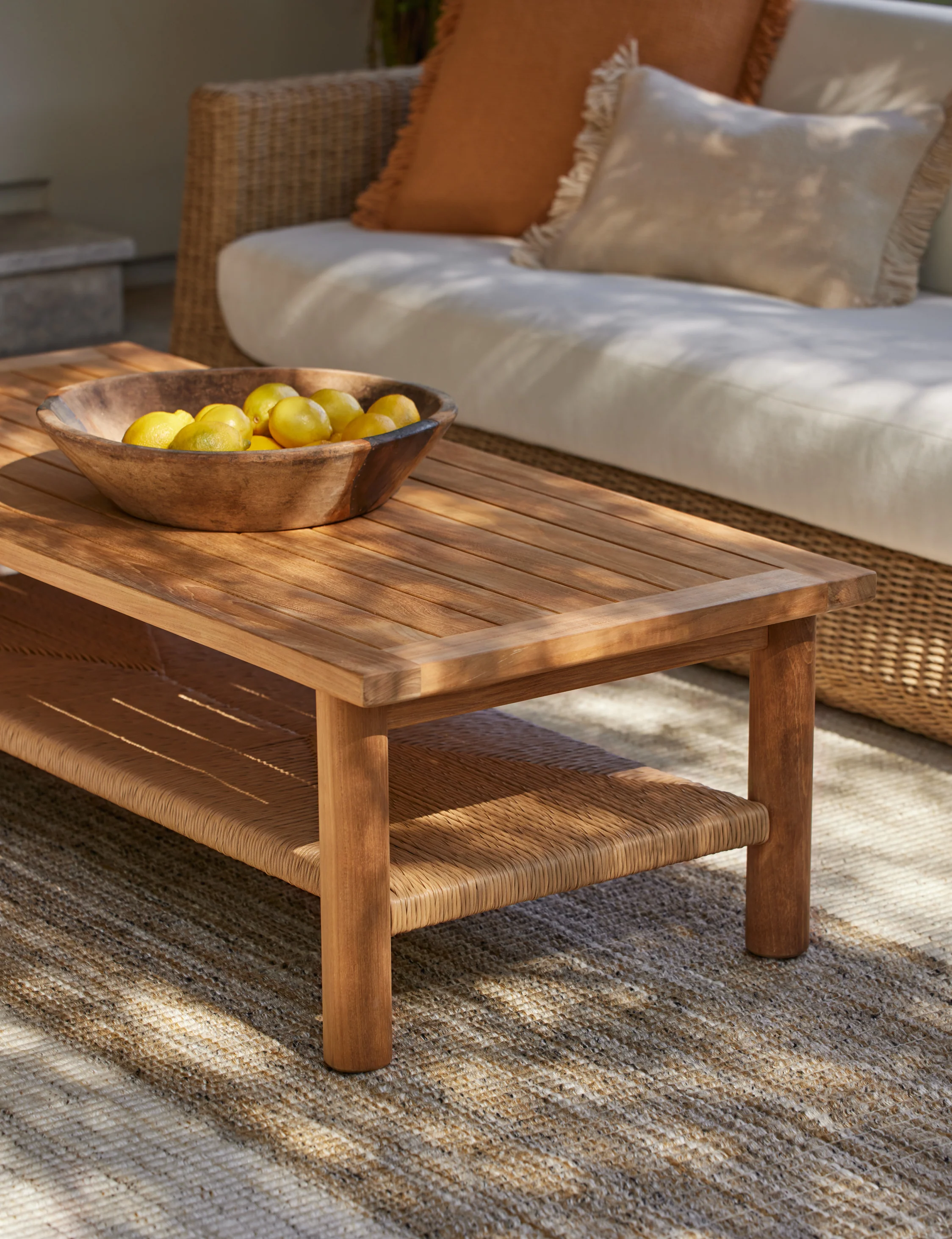 Gally Collection All Weather Wicker/Teak Swatch - Image 2