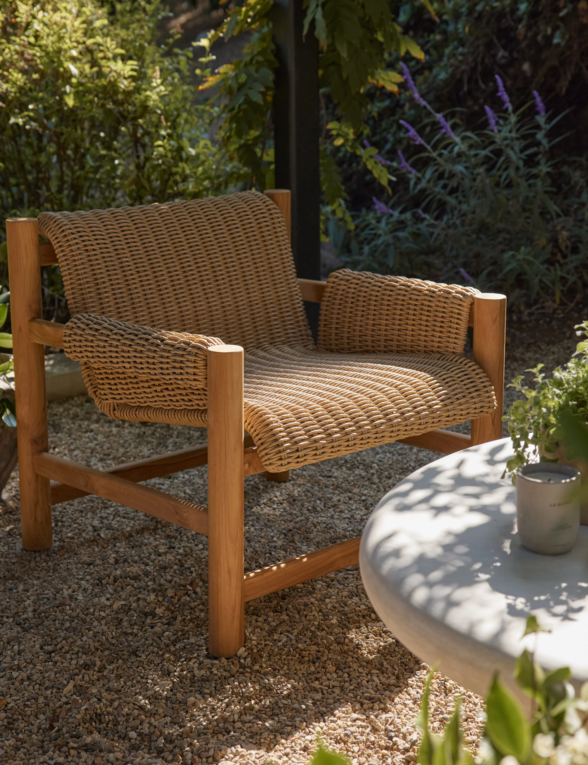 Gally Collection All Weather Wicker/Teak Swatch - Image 4
