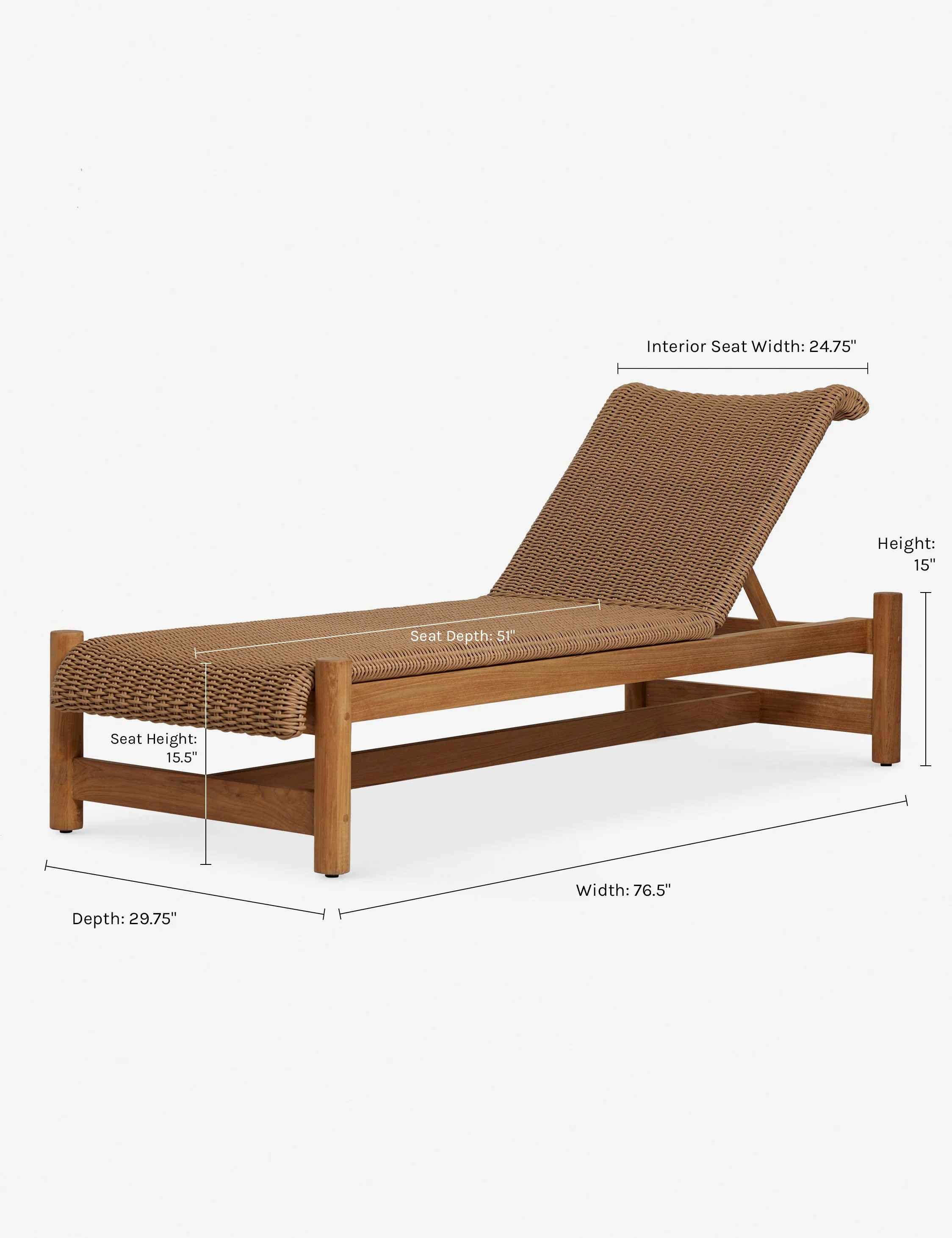 Gally Indoor / Outdoor Chaise - Image 11