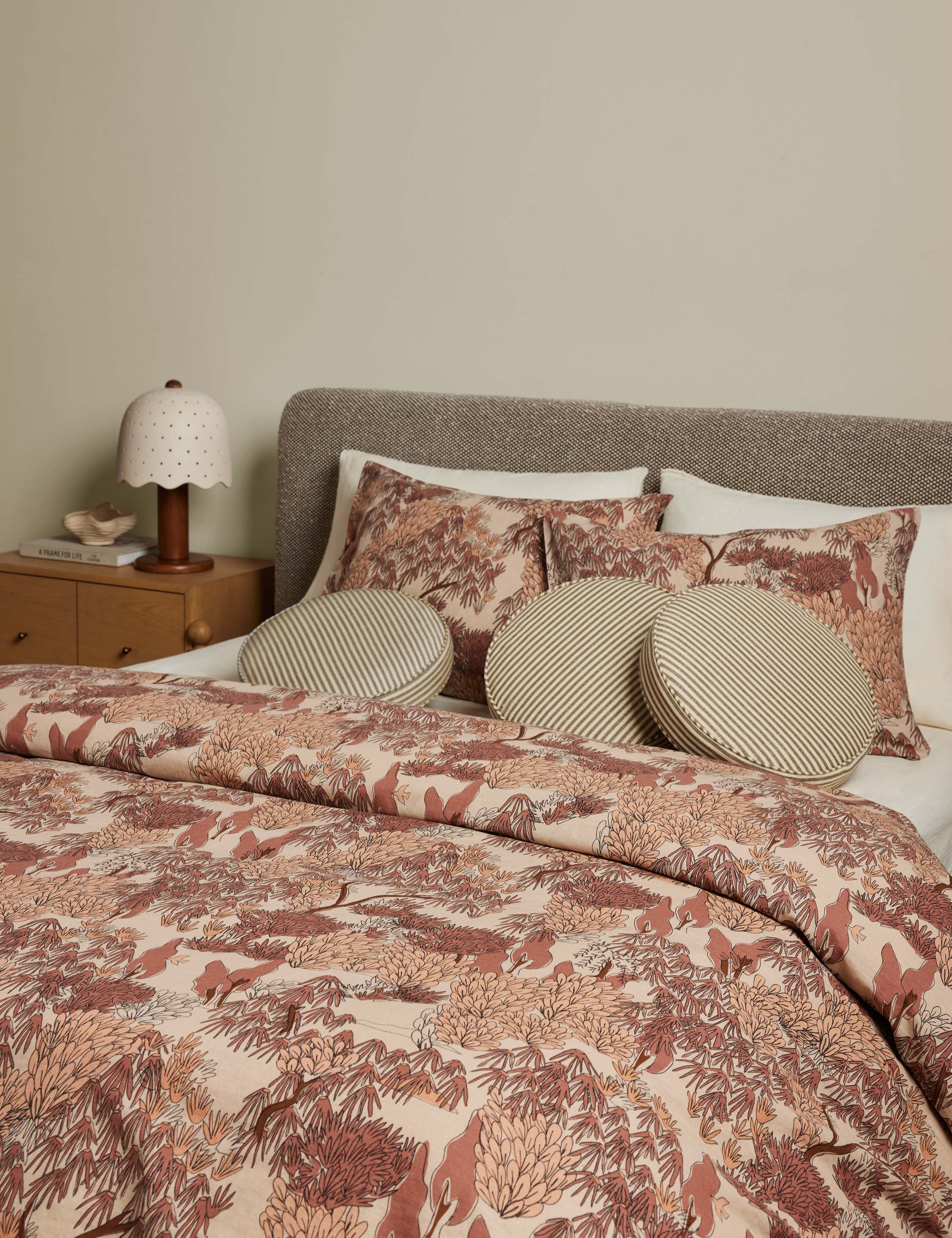 Garden Walk Linen Cotton Duvet Cover by Sarah Sherman Samuel - Image 5