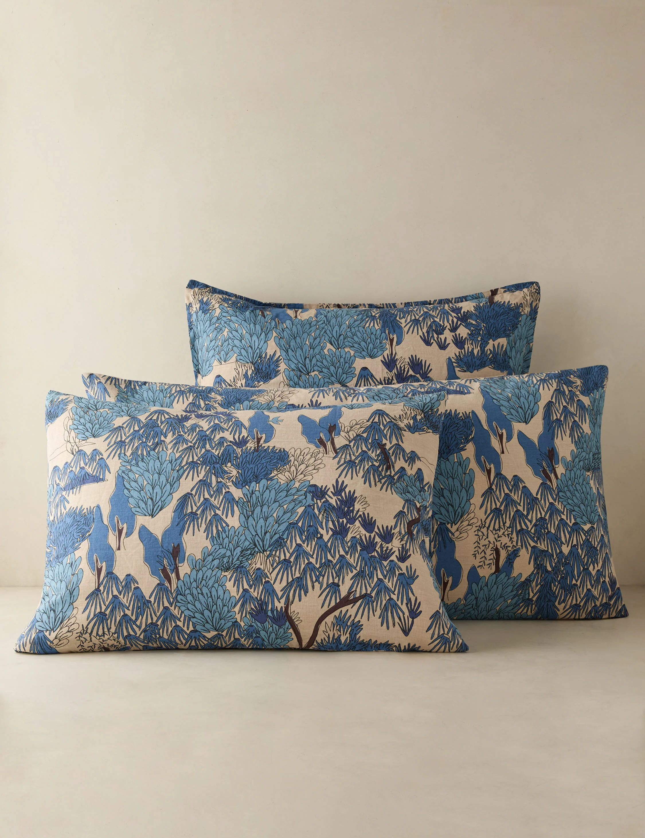 Garden Walk Linen Cotton Sham by Sarah Sherman Samuel - Image 4