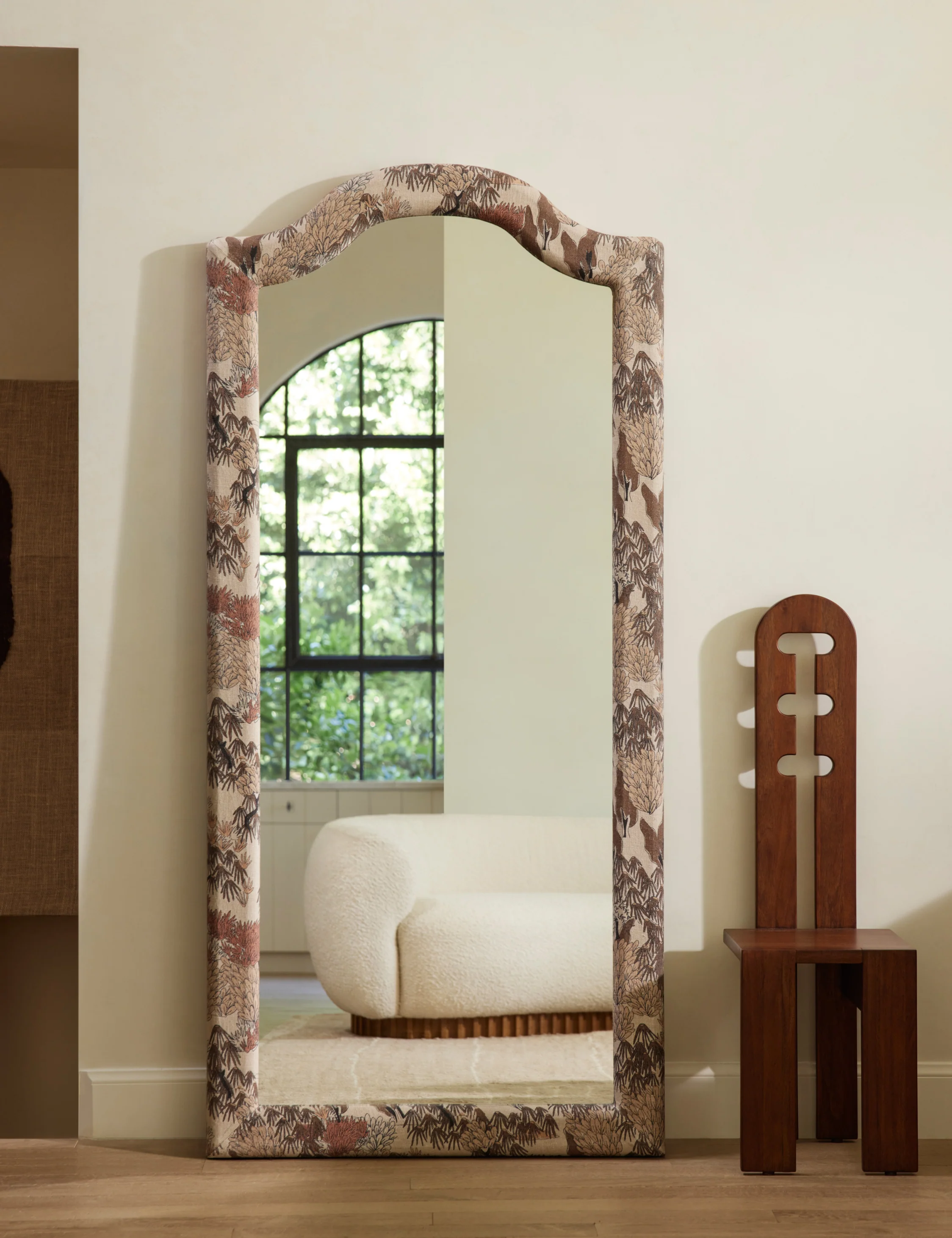 Garden Walk Upholstered Full Length Mirror by Sarah Sherman Samuel - Image 7