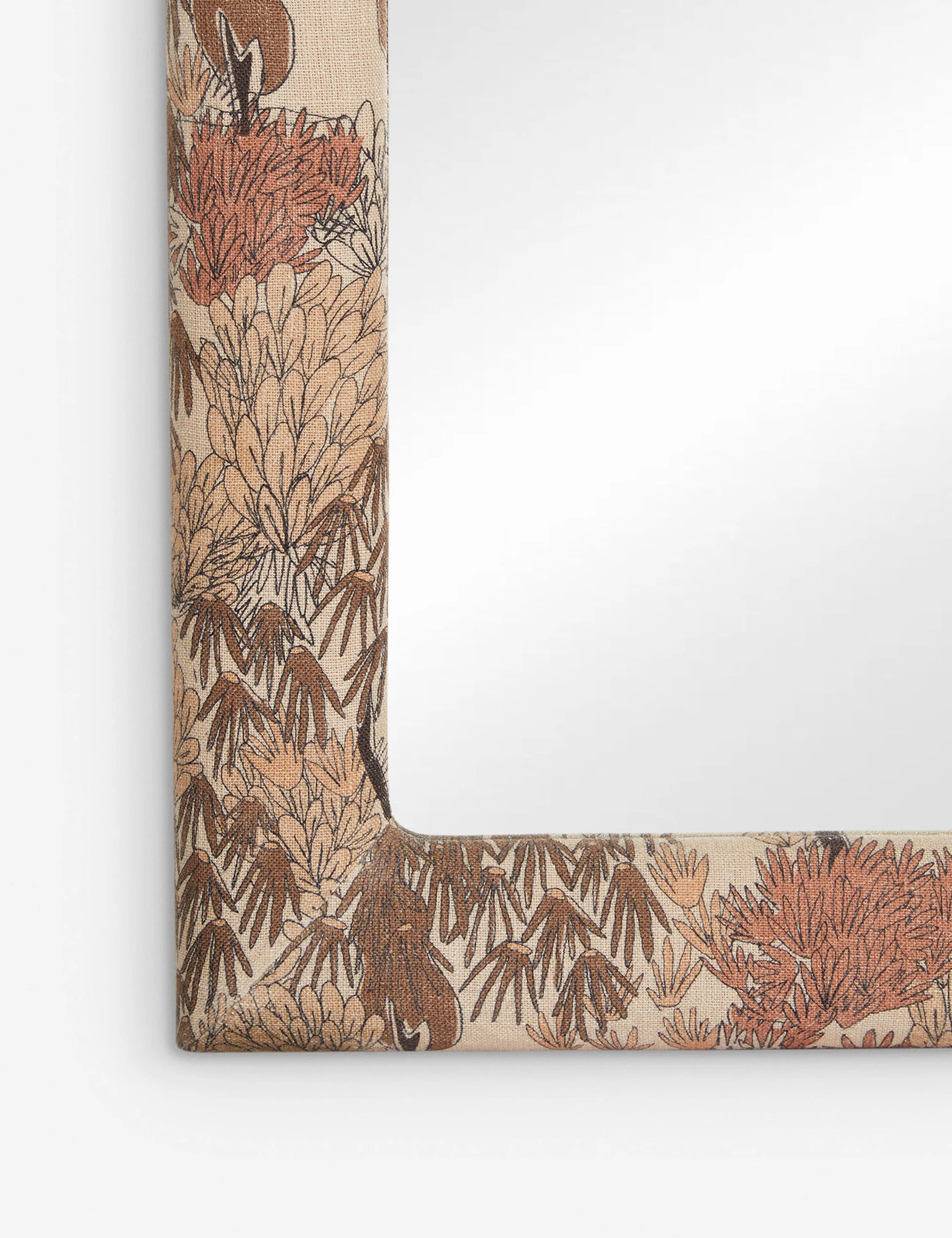 Garden Walk Upholstered Mantel Mirror by Sarah Sherman Samuel - Image 9