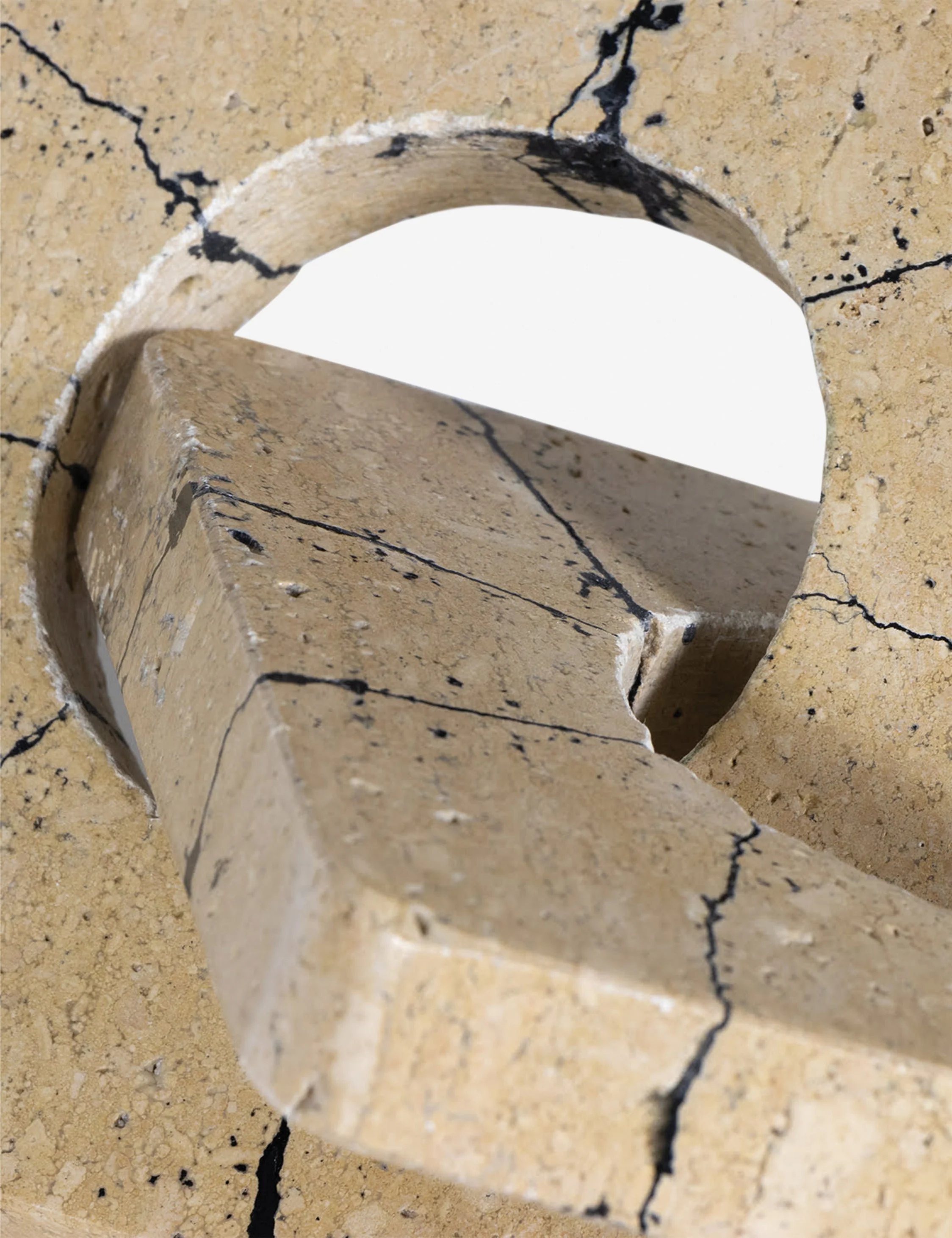 Gemini Marble Sculpture by Regina Andrew - Image 2