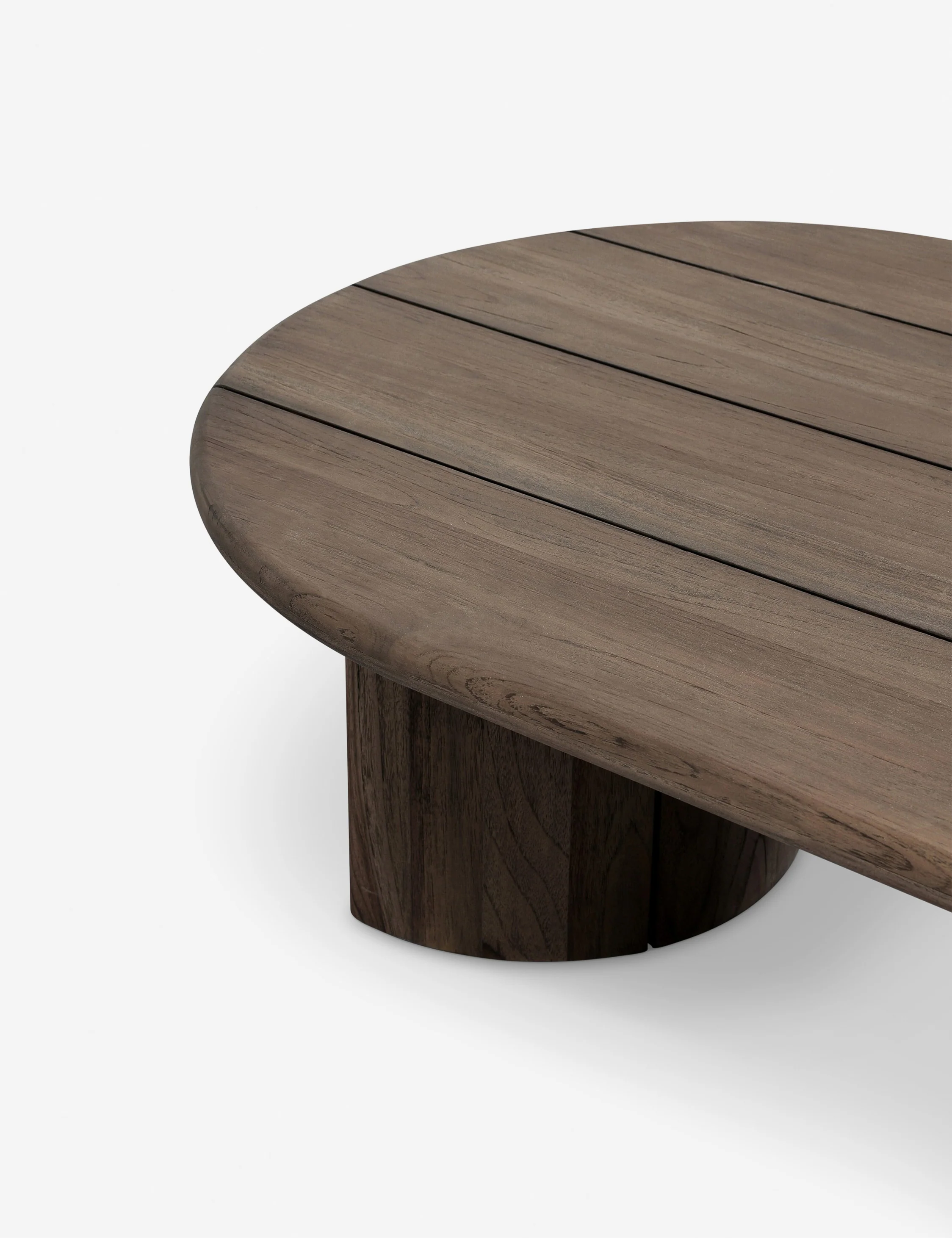 Gilda Outdoor Oval Coffee Table - Image 8