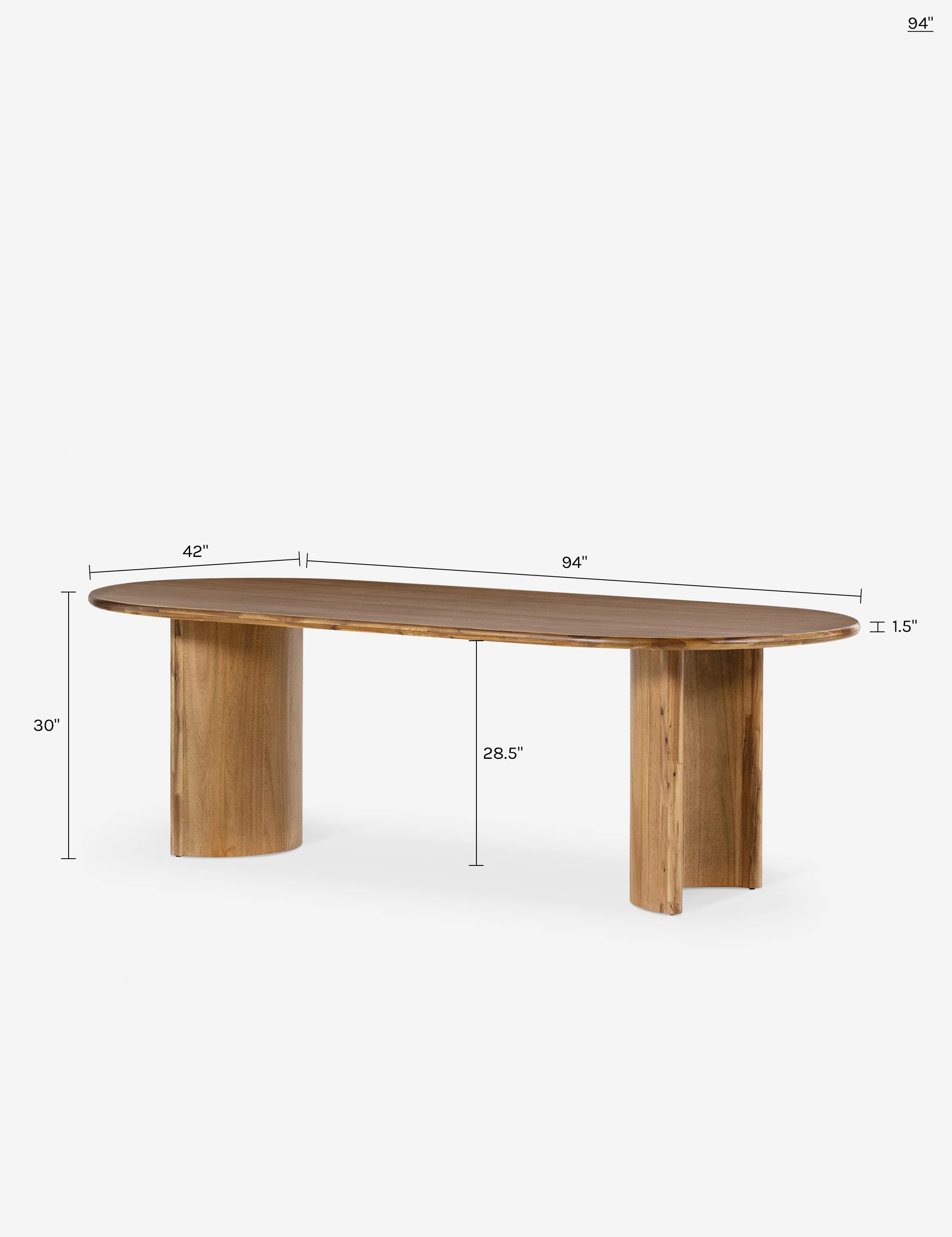 Gilda Oval Dining Table - Image 50