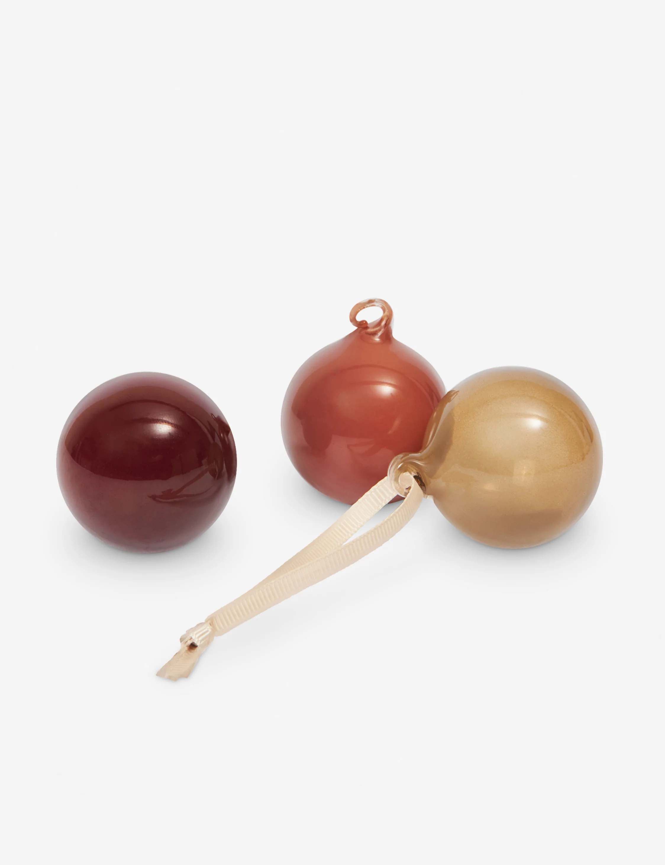 Glass Baubles (Set of 3) by Ferm Living - Image 5