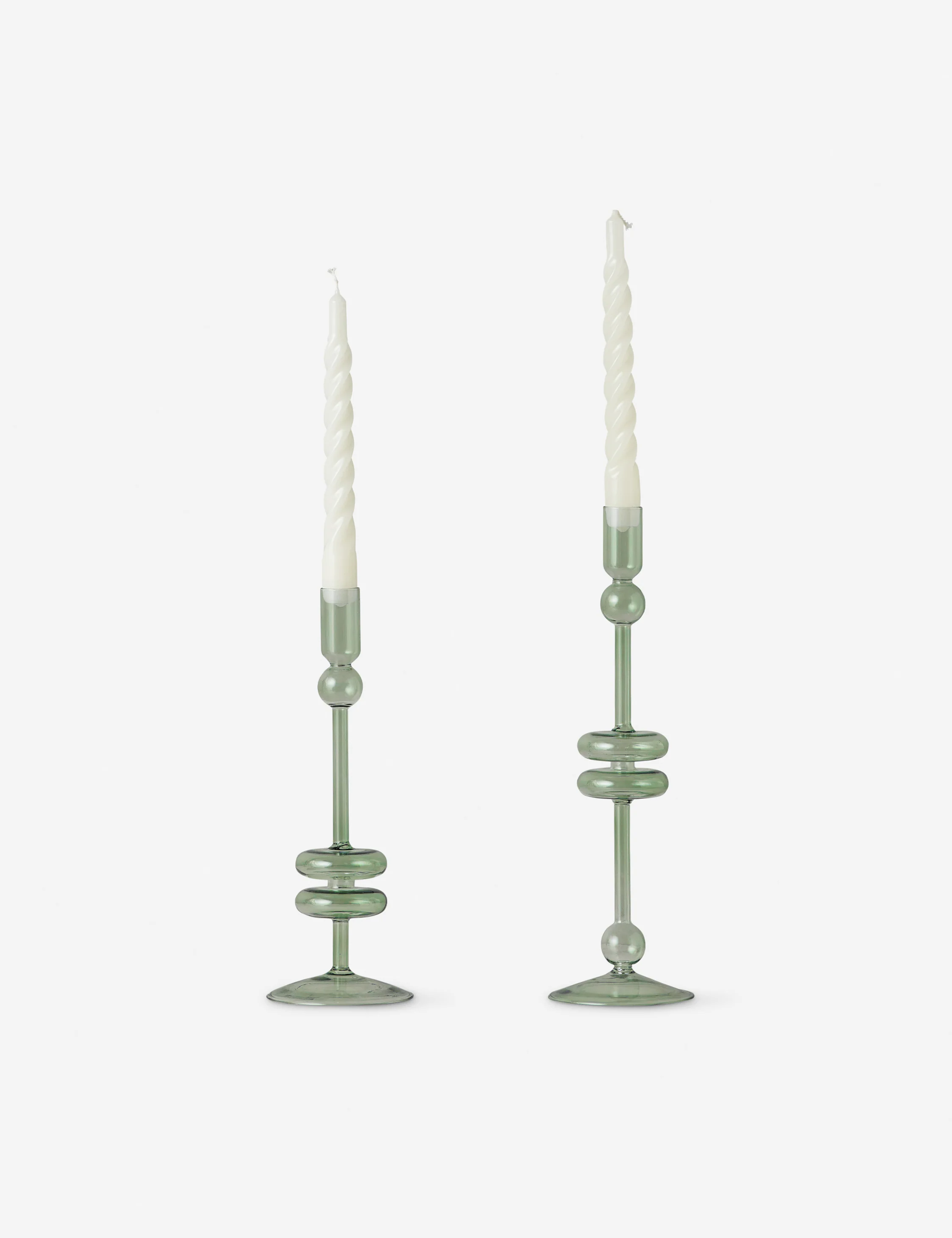 Glass Candlestick Pair (Set of 2) by etúHOME - Image 14