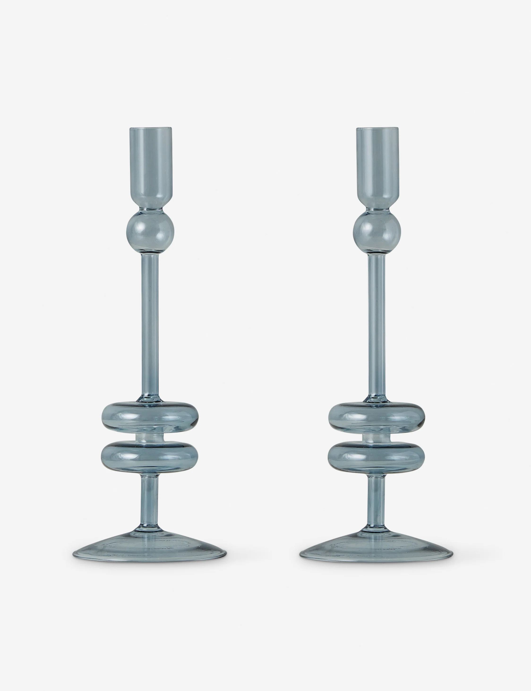 Glass Candlestick Pair (Set of 2) by etúHOME - Image 18