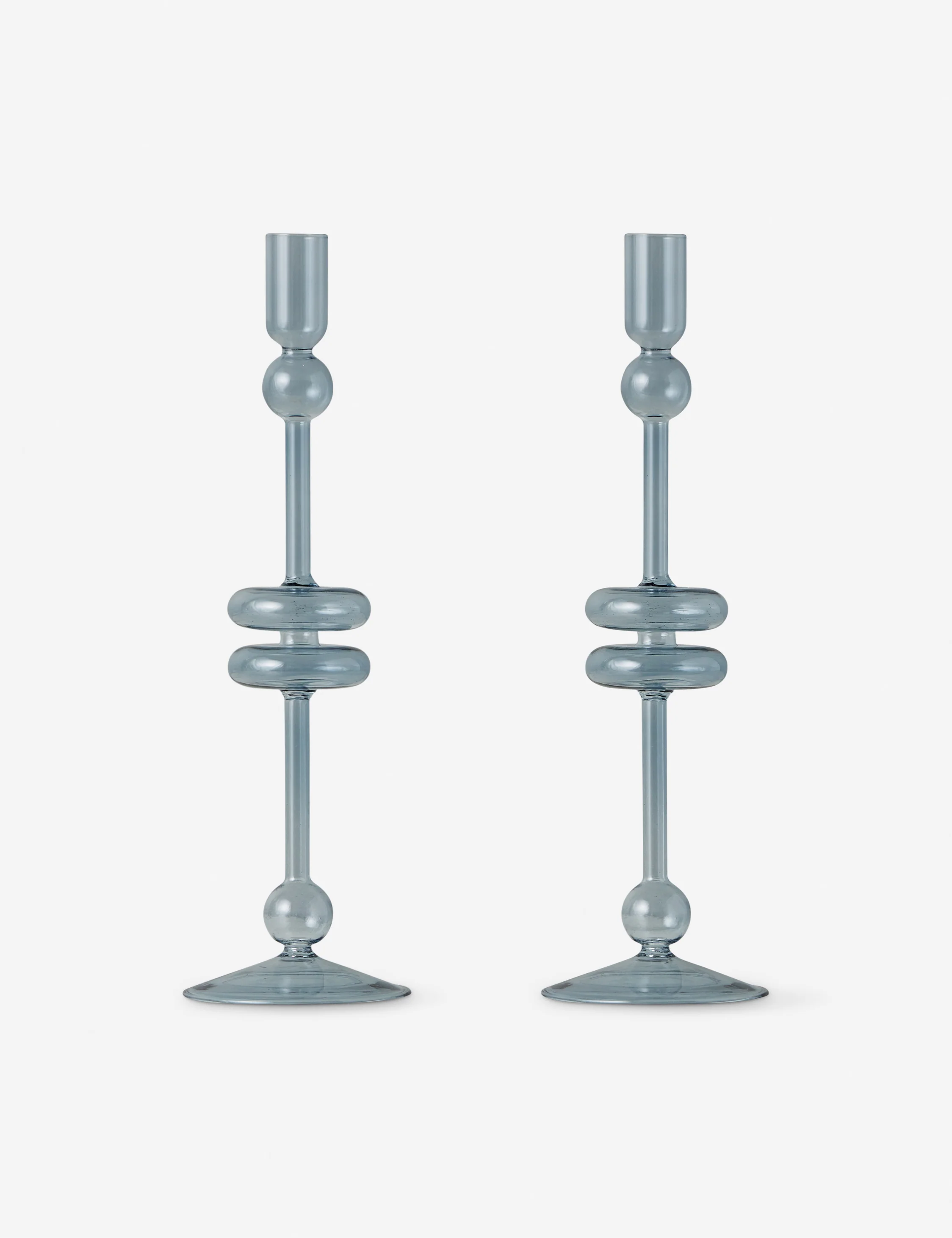 Glass Candlestick Pair (Set of 2) by etúHOME - Image 22