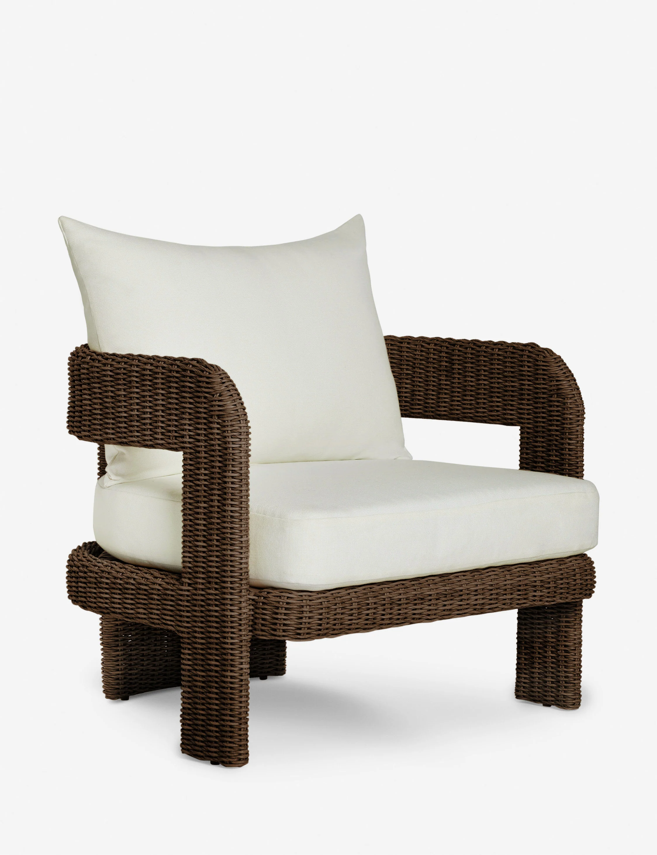 Hadler Outdoor Accent Chair, Ivory - Image 14