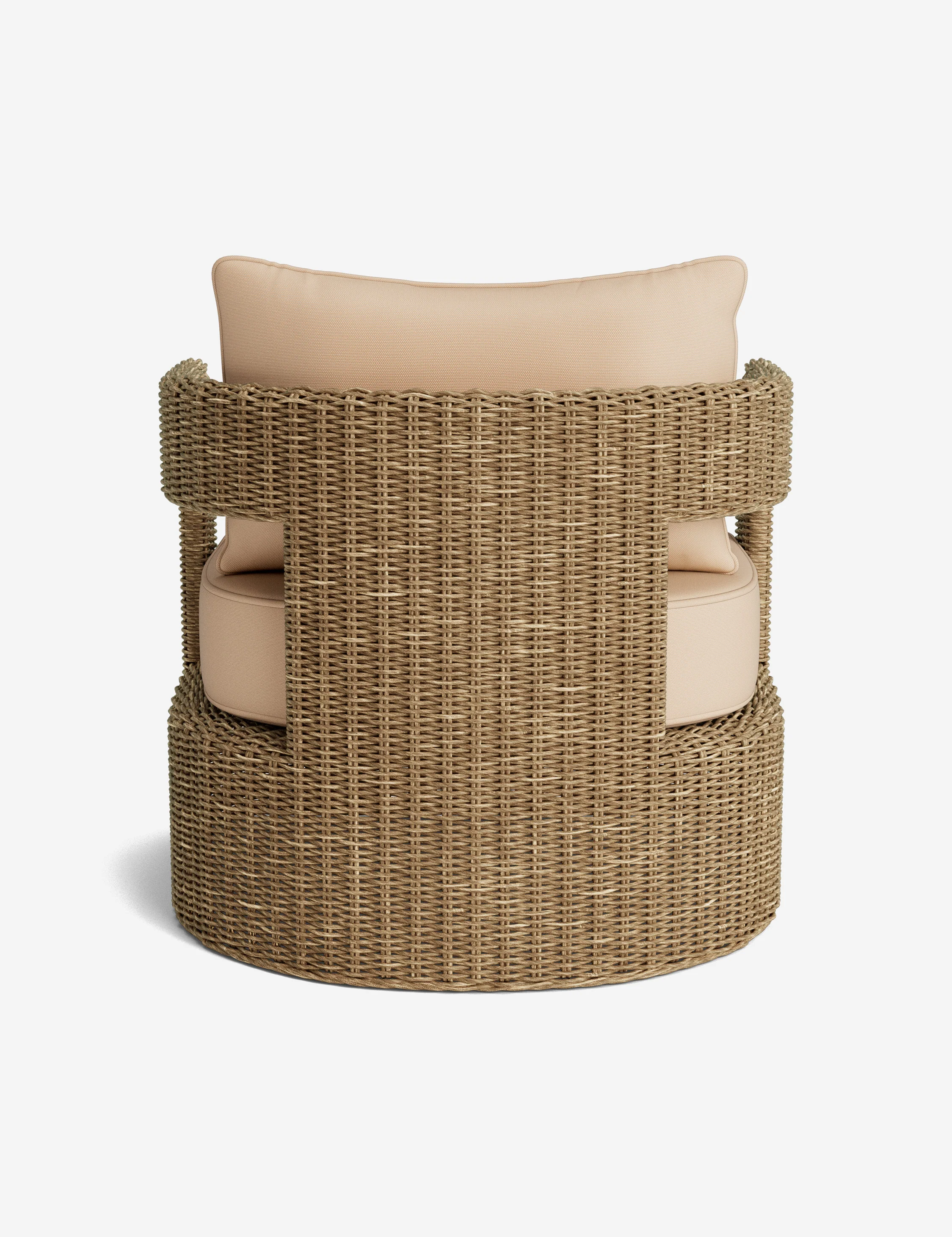 Hadler Outdoor Lounge Swivel Chair Cushion - Image 12