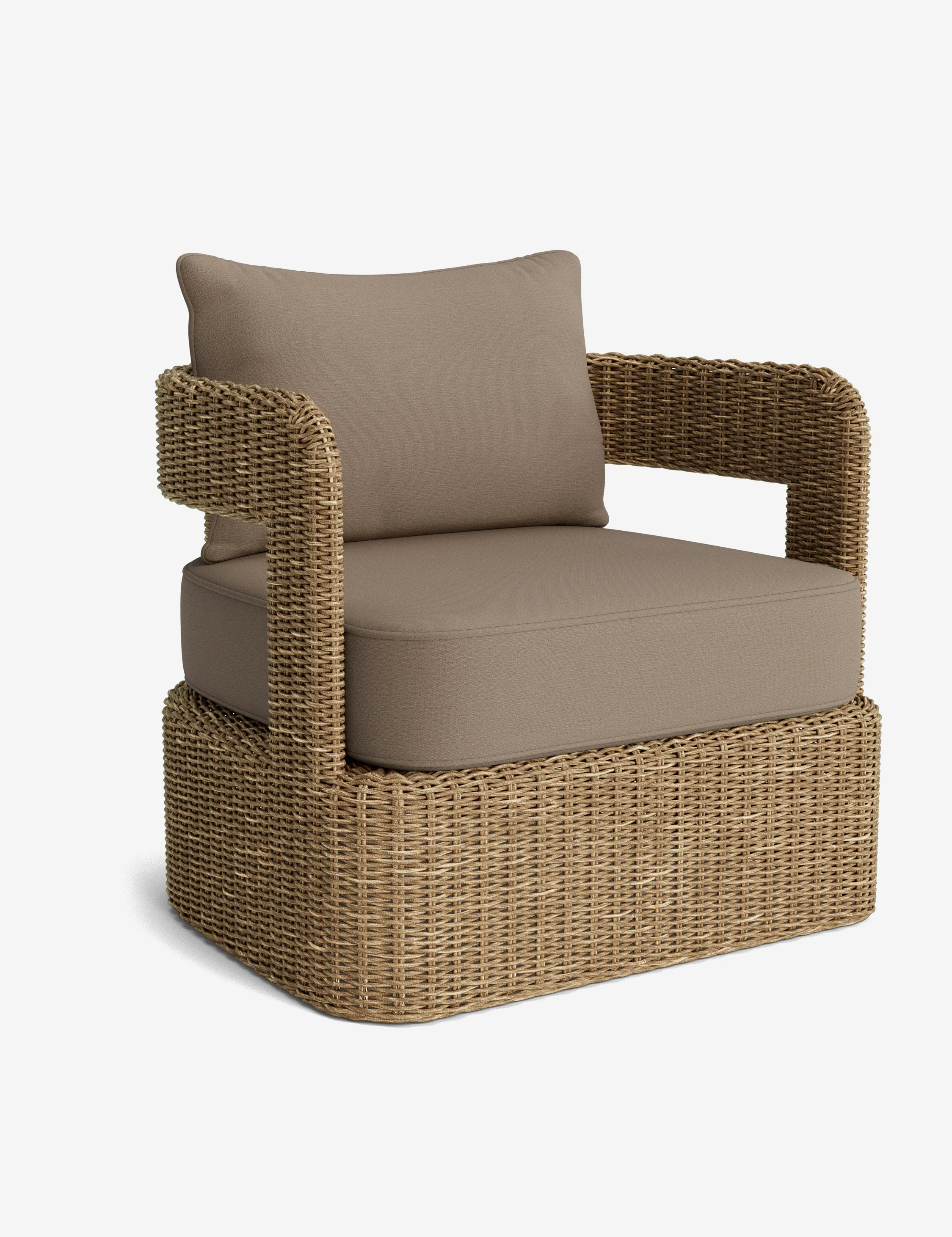 Hadler Outdoor Lounge Swivel Chair Cushion - Image 26