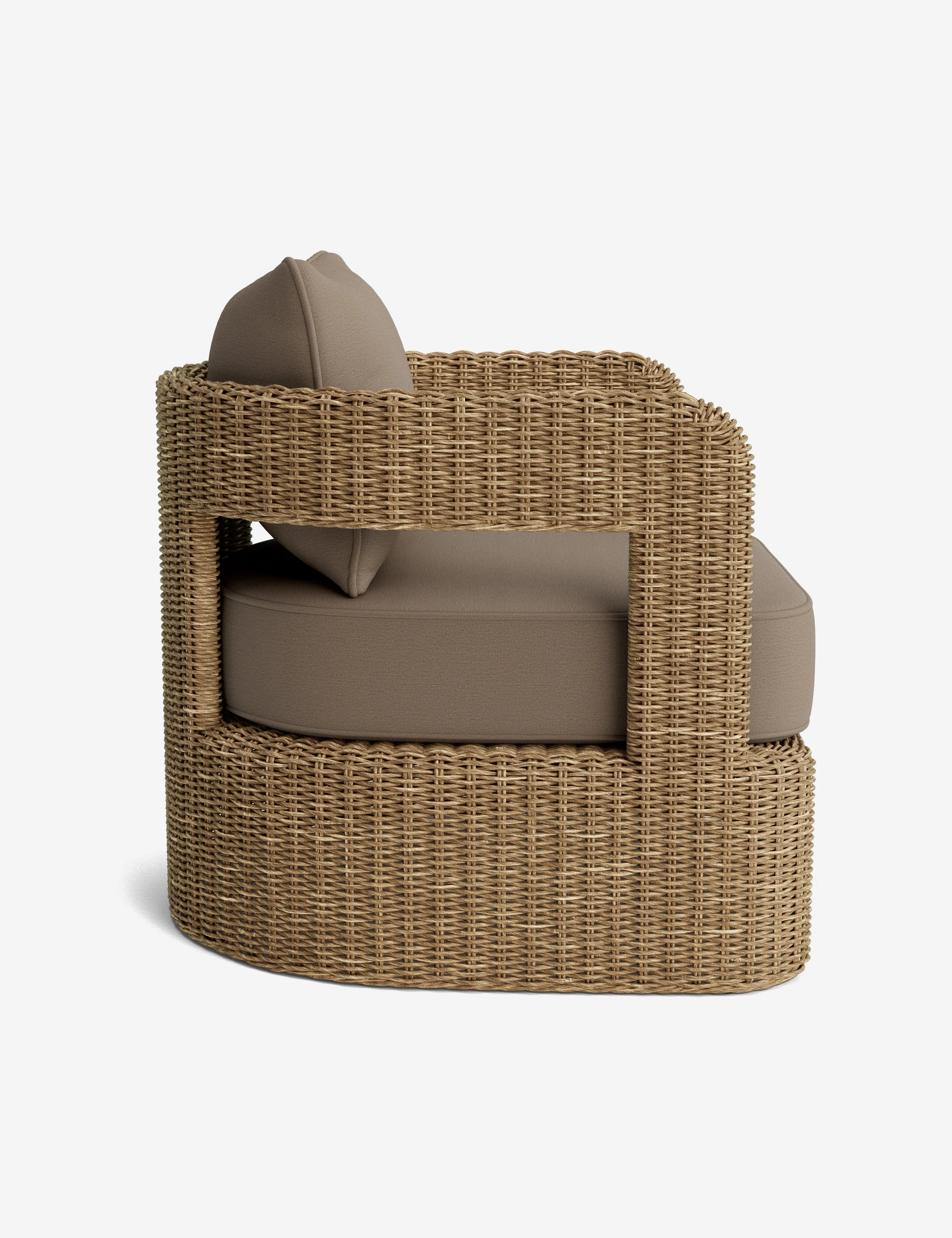 Hadler Outdoor Lounge Swivel Chair Cushion - Image 27