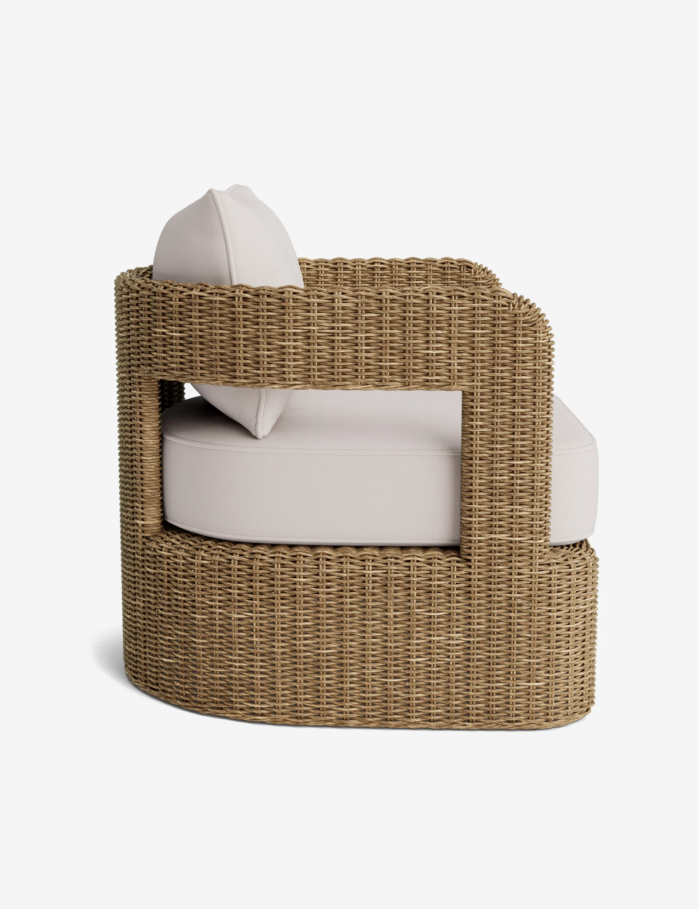 Hadler Outdoor Lounge Swivel Chair Cushion - Image 29