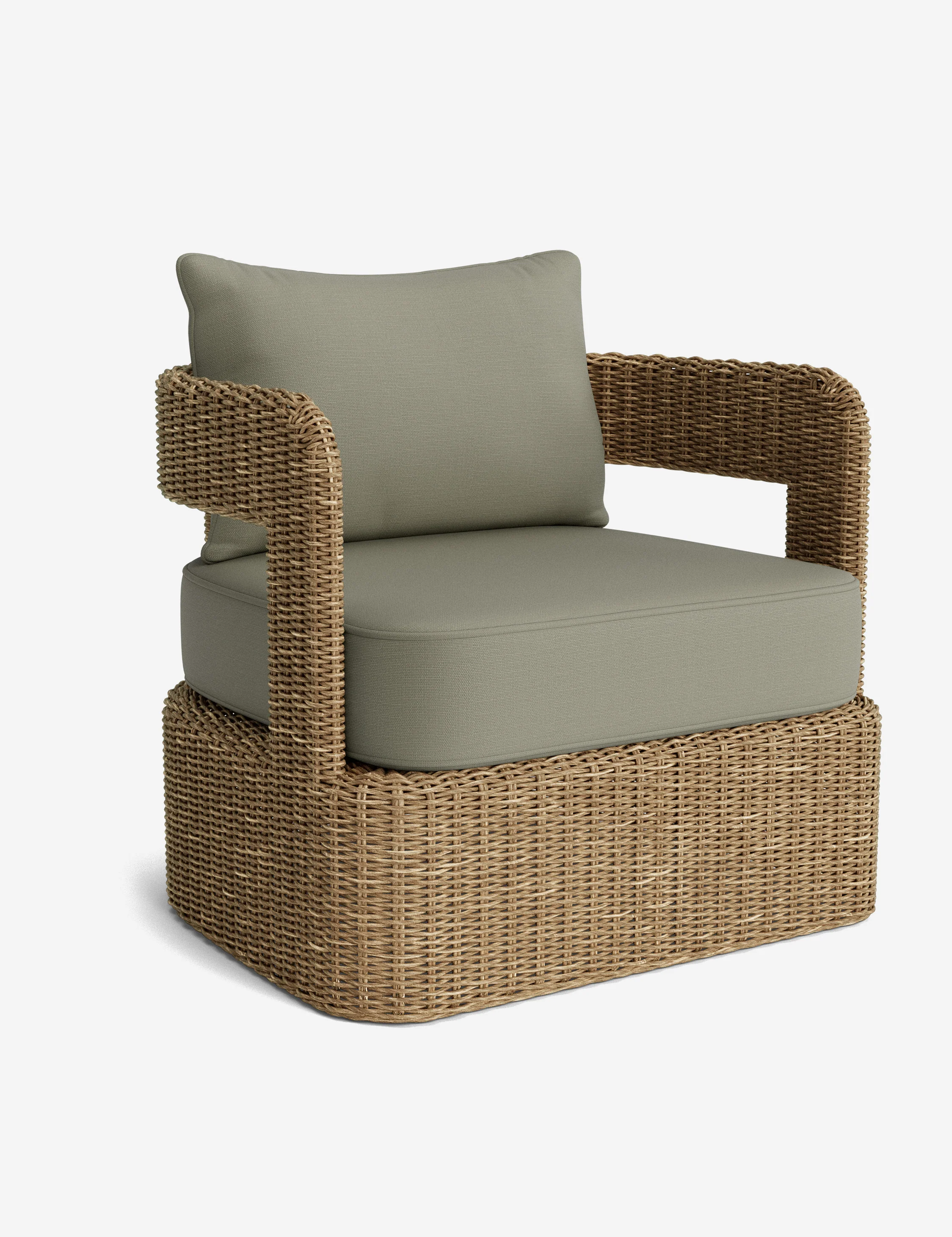 Hadler Outdoor Lounge Swivel Chair Cushion - Image 34