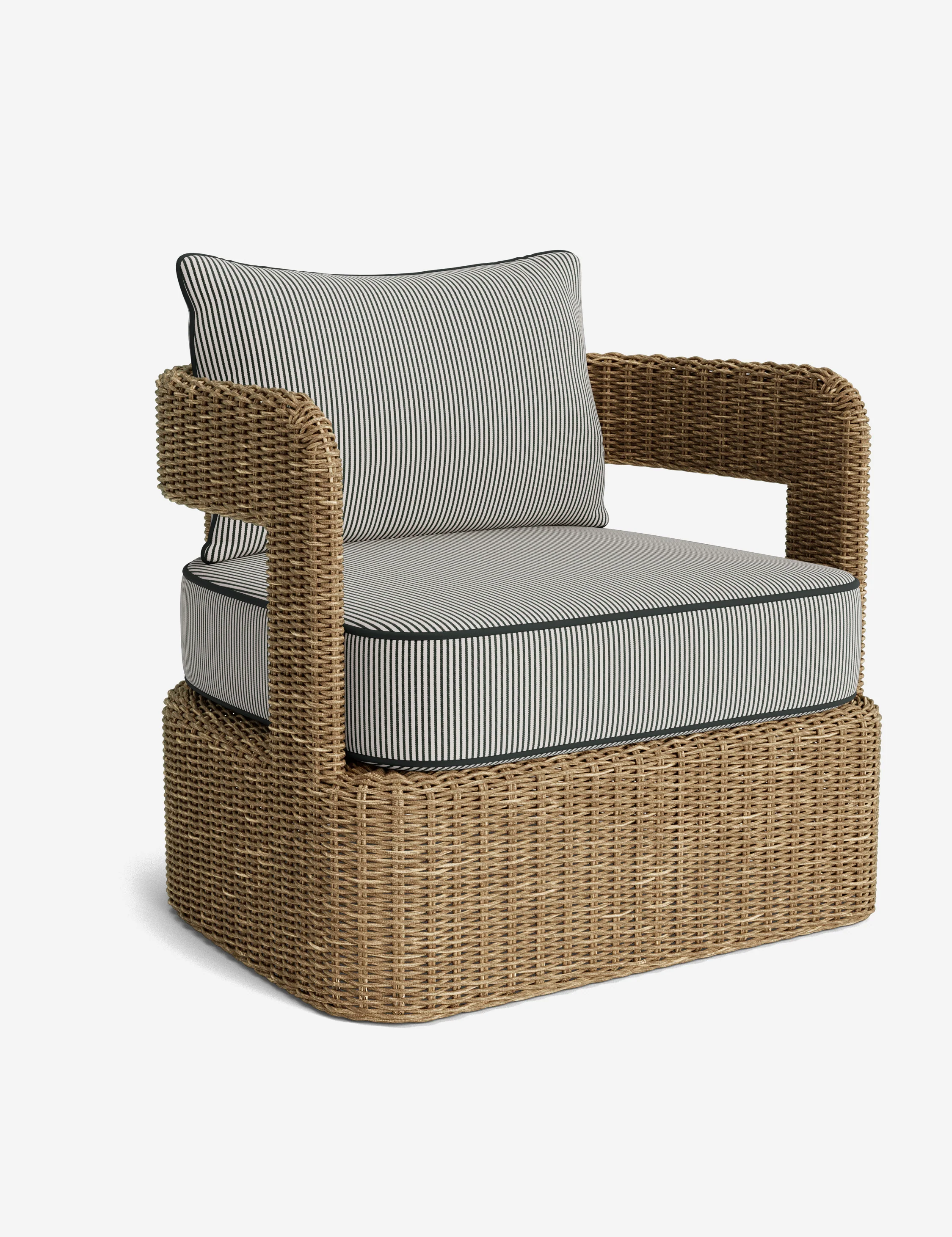 Hadler Outdoor Lounge Swivel Chair Cushion - Image 39