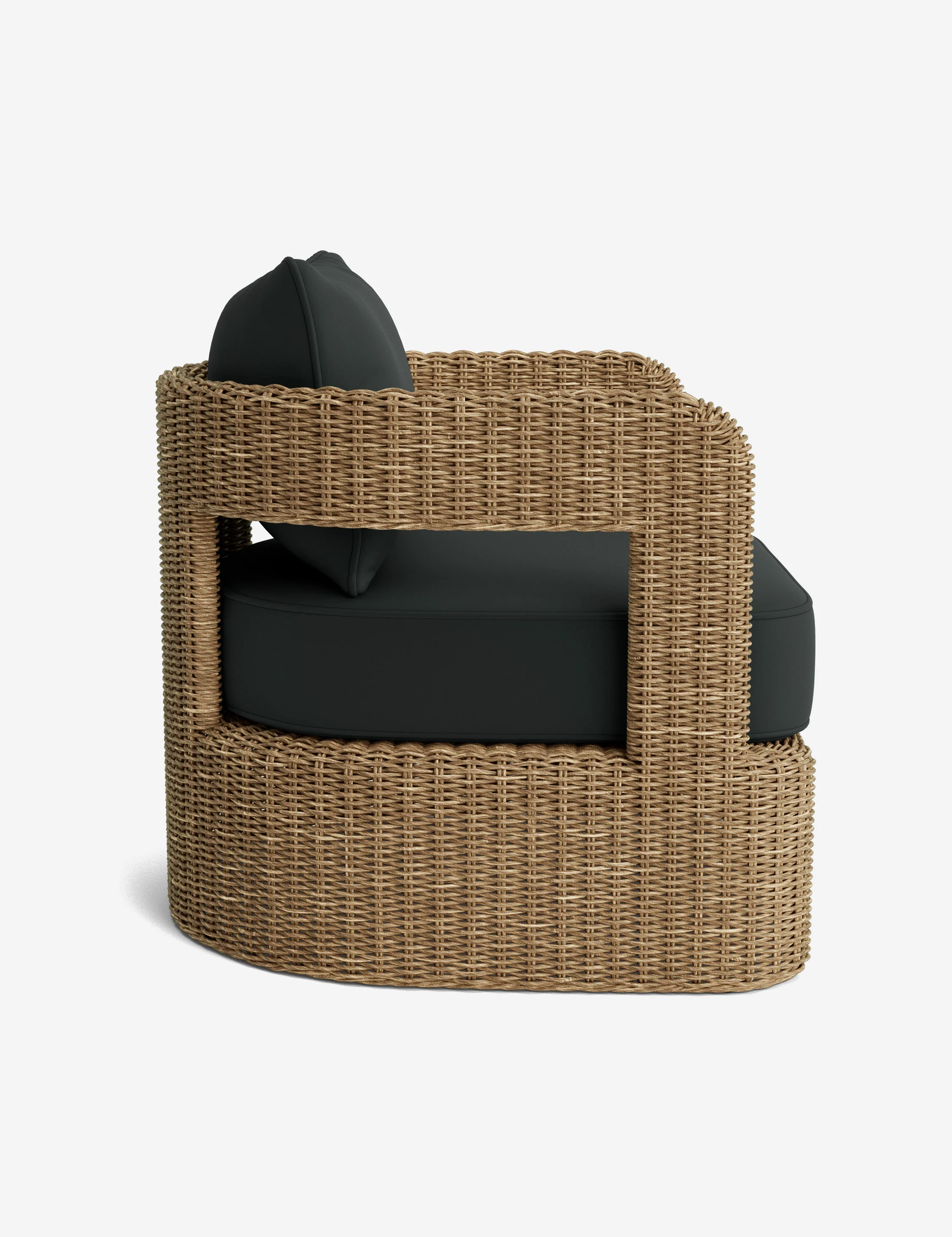 Hadler Outdoor Lounge Swivel Chair Cushion - Image 4