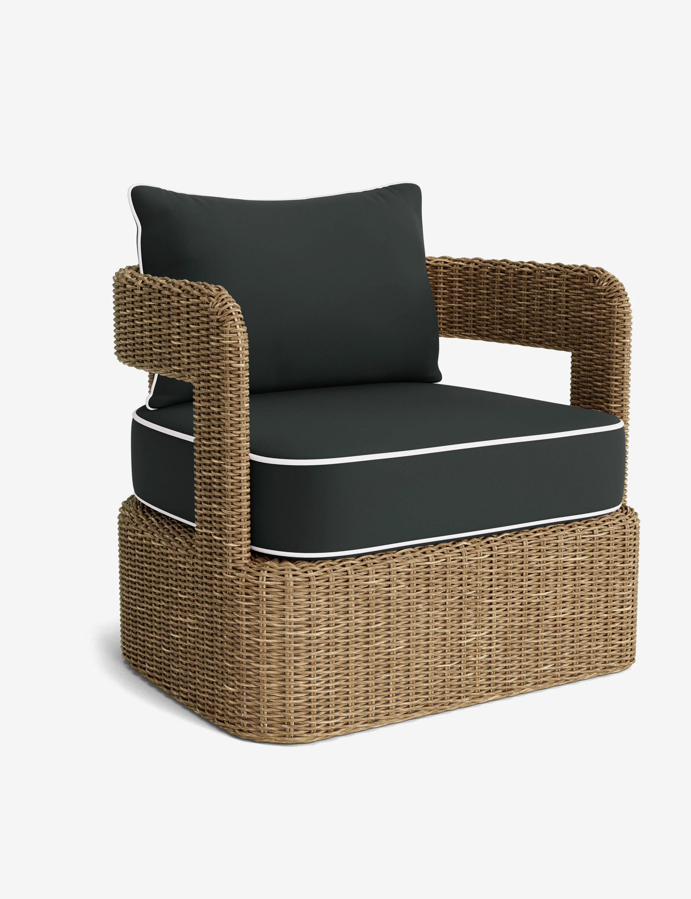 Hadler Outdoor Lounge Swivel Chair Cushion - Image 61
