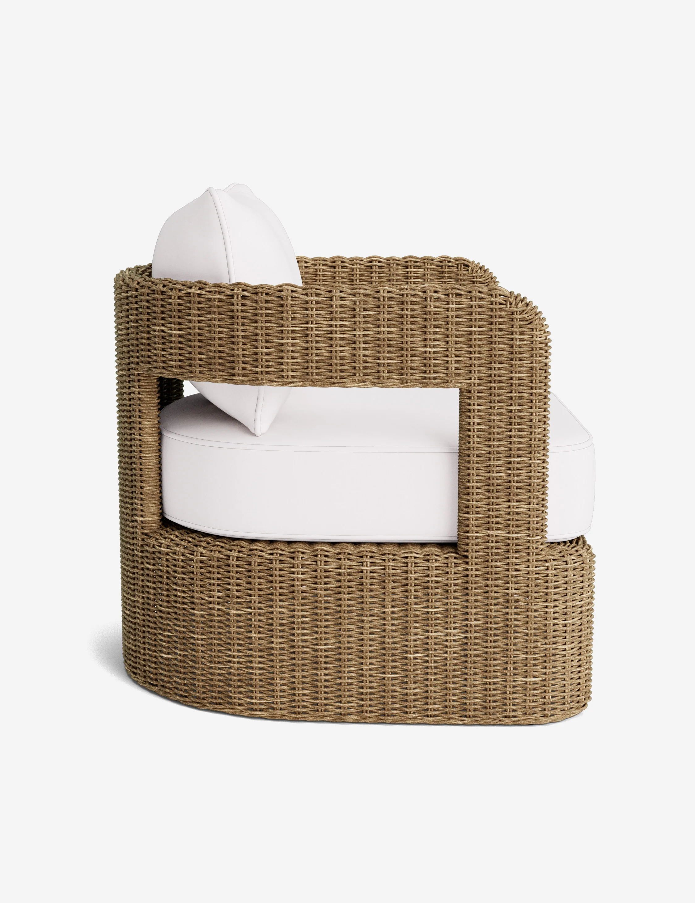 Hadler Outdoor Lounge Swivel Chair Cushion - Image 76